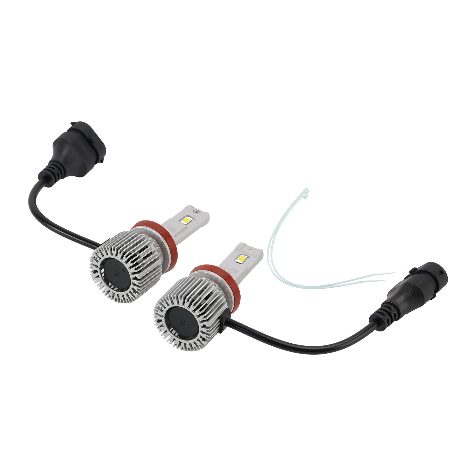 LED Headlight Bulb Kit Hi/Low Beam H8/H9/H11 12V 35W 6500K 2500LM For HELLA
