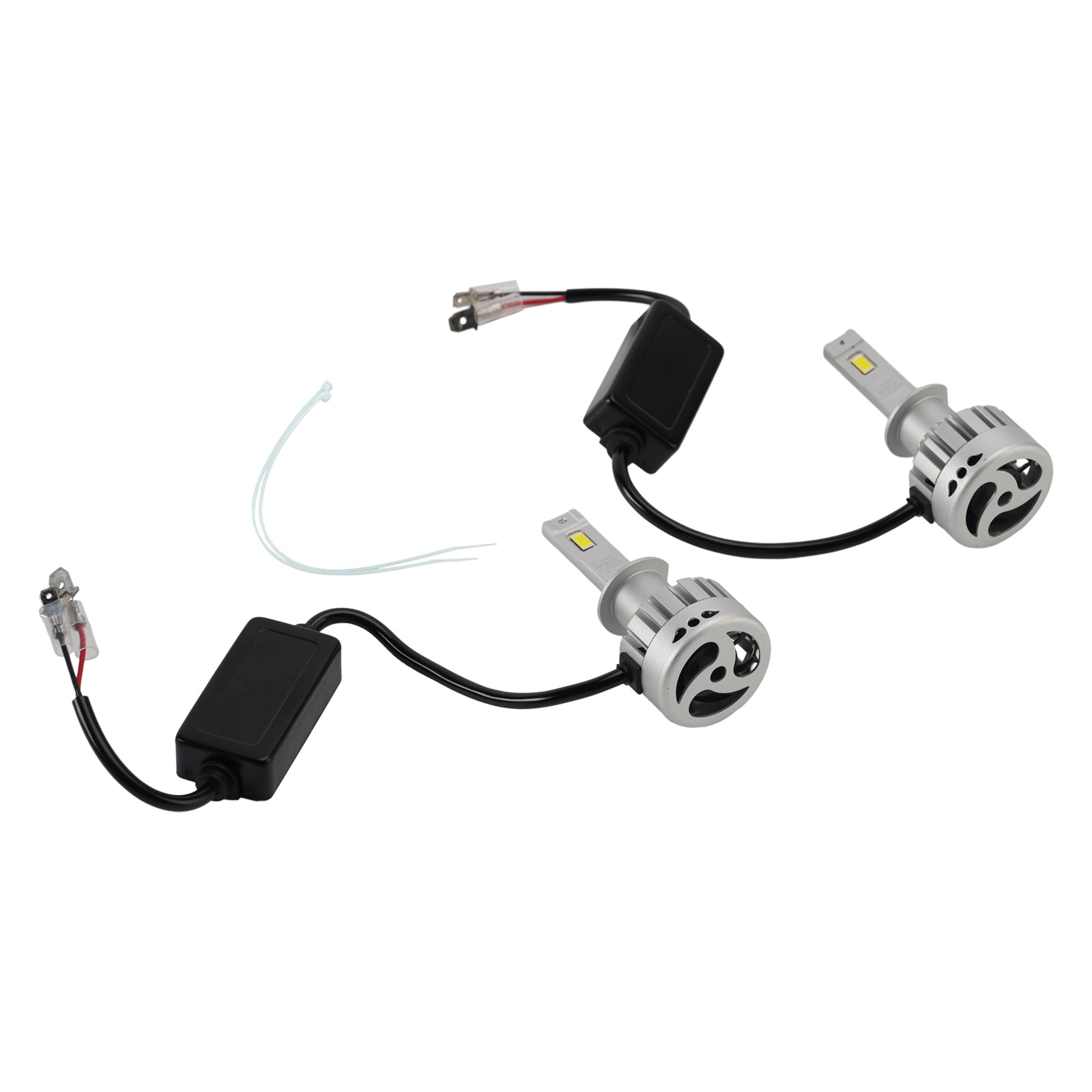 LED Headlight Bulb Kit High Low Beam Lamp H1 12V 55W 6500K 4000LM For HELLA