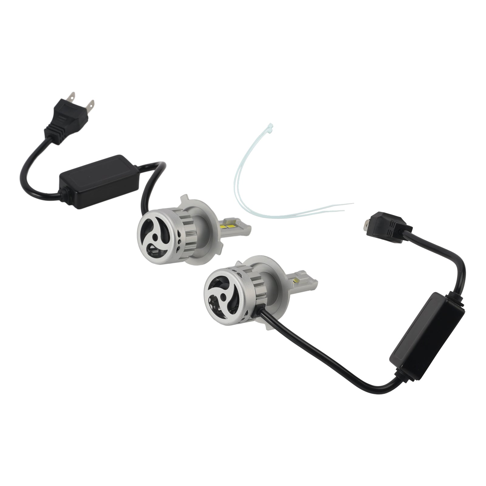 LED Headlight Bulb Kit High Low Beam Lamp H4 12V 55W 6500K 4000LM For HELLA