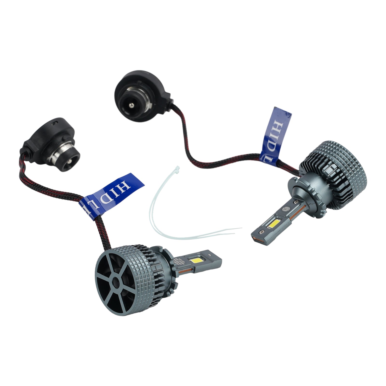LED Headlight Bulb Kit High Low Beam Lamp D2S 12V 35W 6500K For HELLA