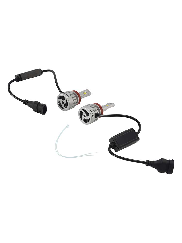 LED Headlight Bulb Kit High Low Beam H8 H9 H11 12V 55W 6500K 4000LM For HELLA