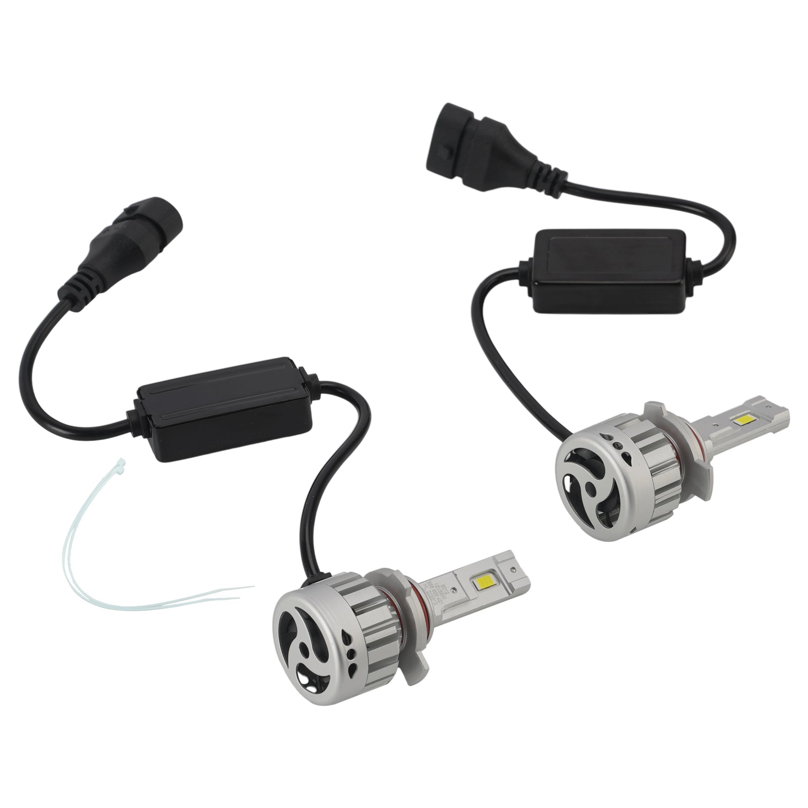 LED Headlight Bulb Kit High Low Beam HIR2 9012 12V 55W 6500K 4000LM For HELLA