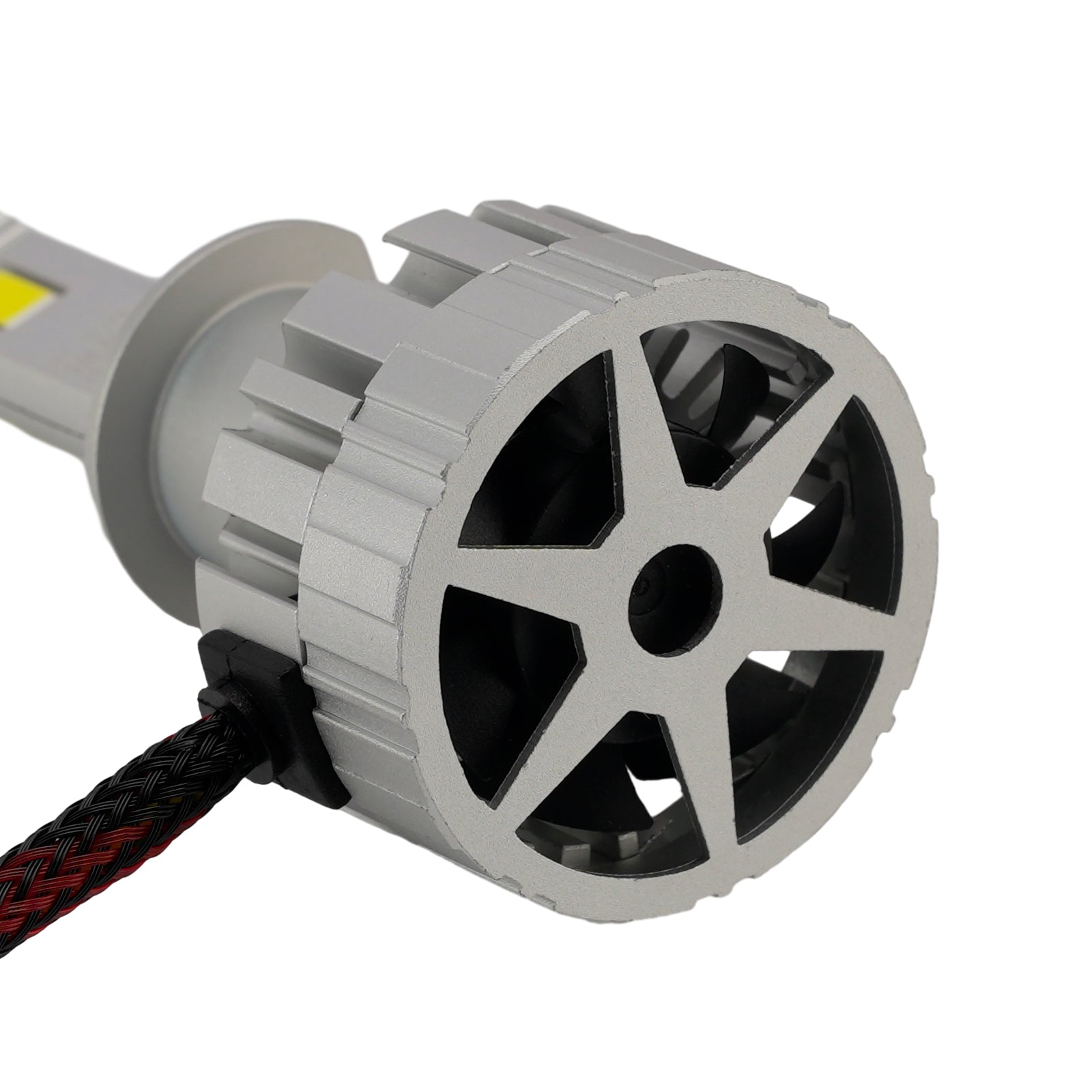 LED Headlight Bulb Kit High Low Beam Lamp H1 12V 75W 6500K For HELLA