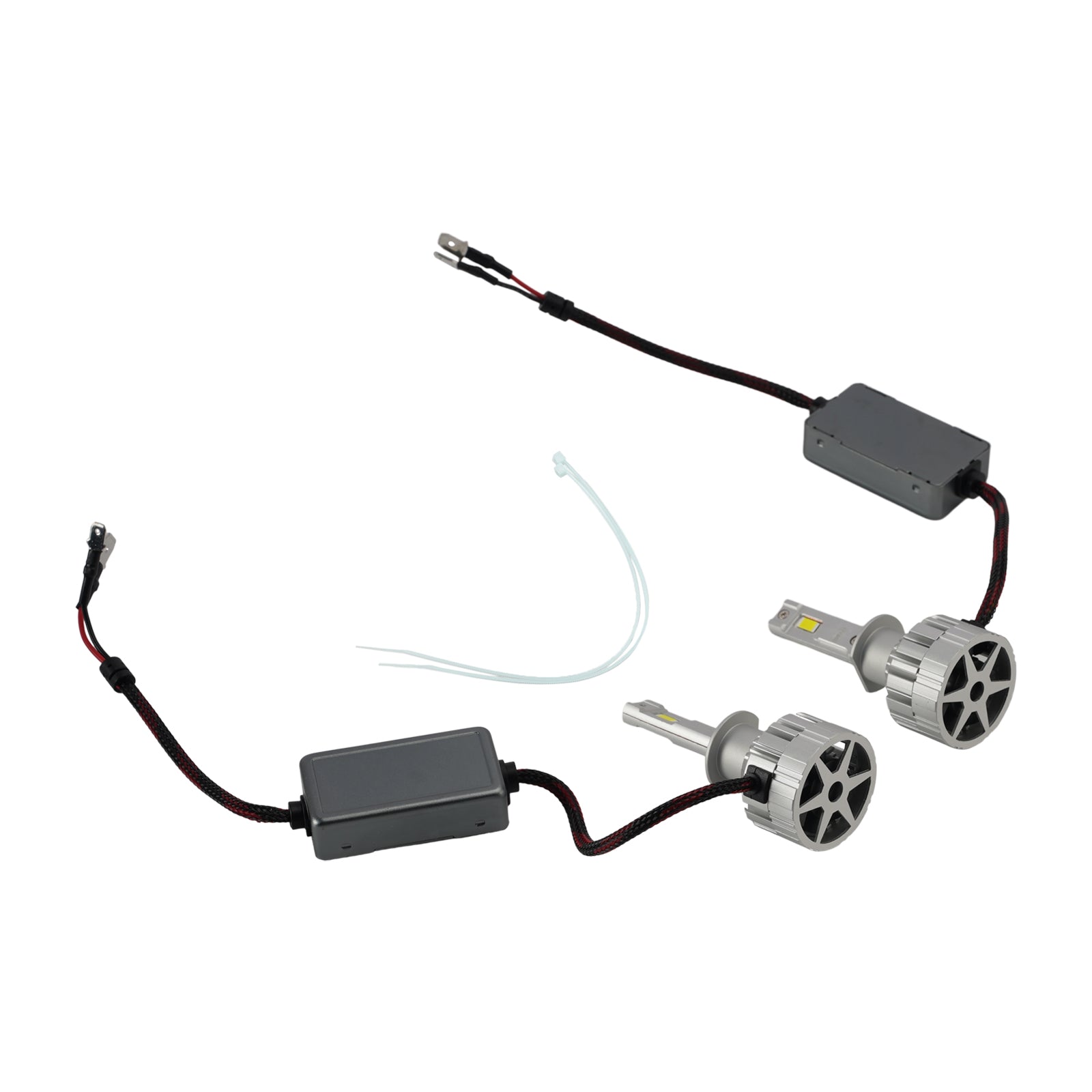 LED Headlight Bulb Kit High Low Beam Lamp H1 12V 75W 6500K For HELLA