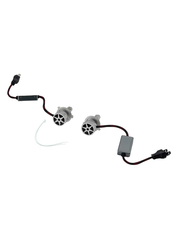 LED Headlight Bulb Kit High Low Beam Lamp H4 12V 75W 6500K For HELLA