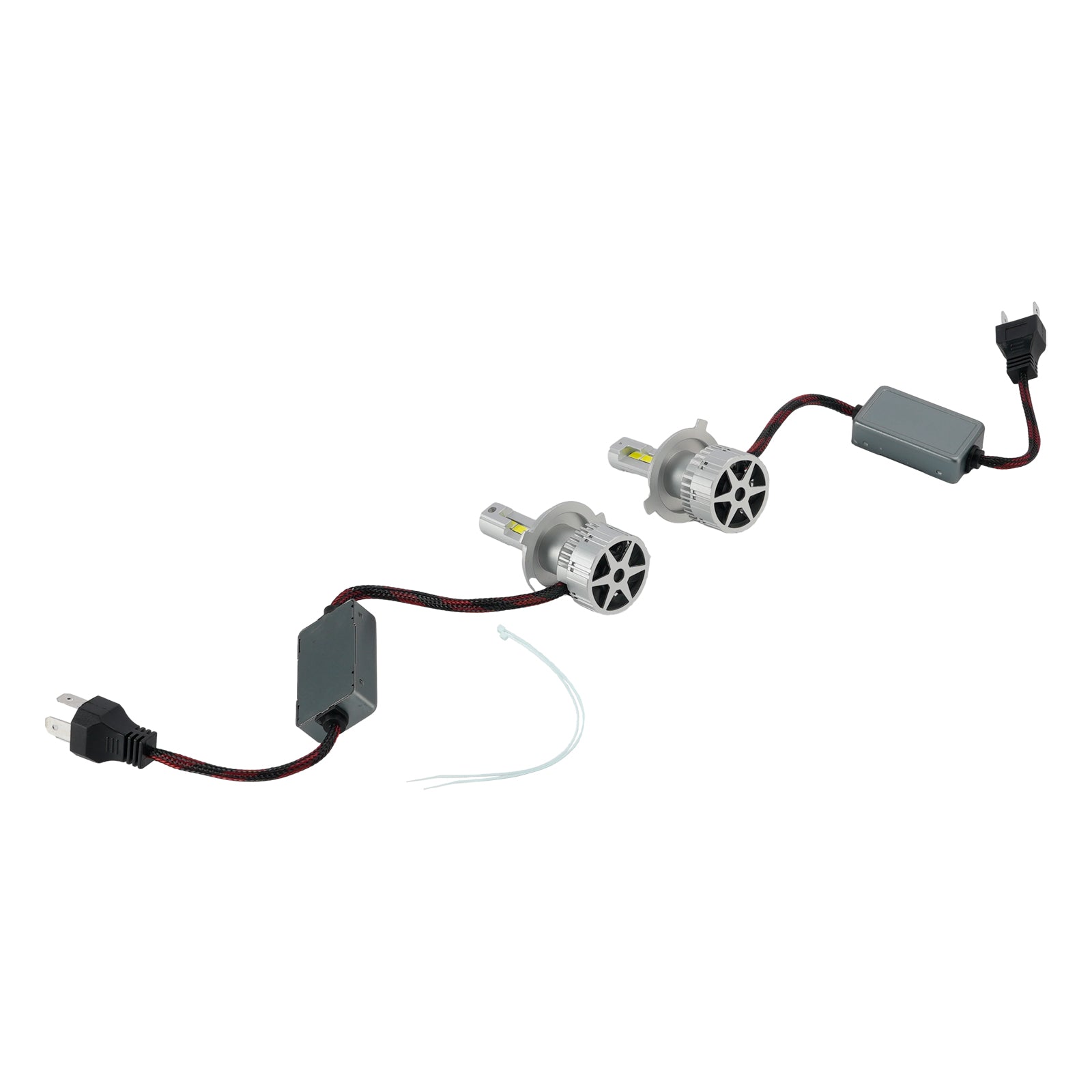 LED Headlight Bulb Kit High Low Beam Lamp H4 12V 75W 6500K For HELLA