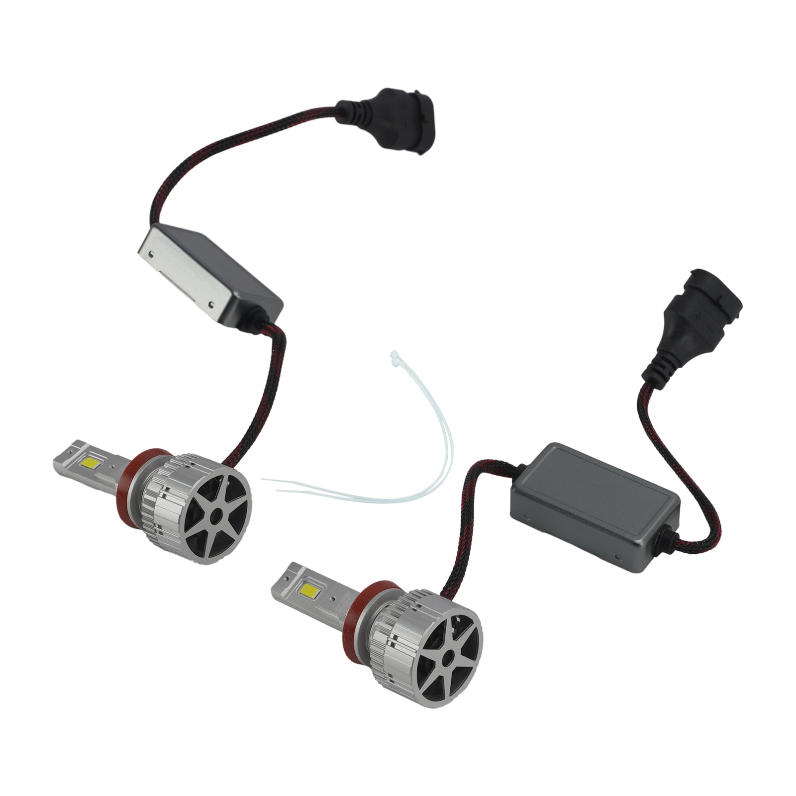 LED Headlight Bulb Kit High Low Beam Lamp H8 H9 H11 12V 75W 6500K For HELLA