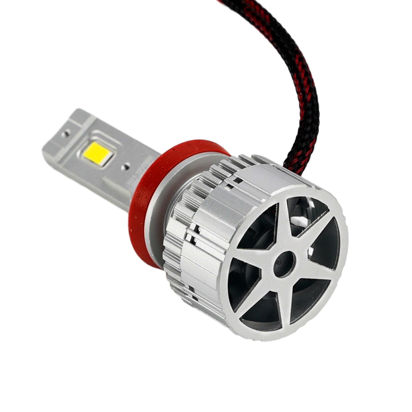 LED Headlight Bulb Kit High Low Beam Lamp H8 H9 H11 12V 75W 6500K For HELLA
