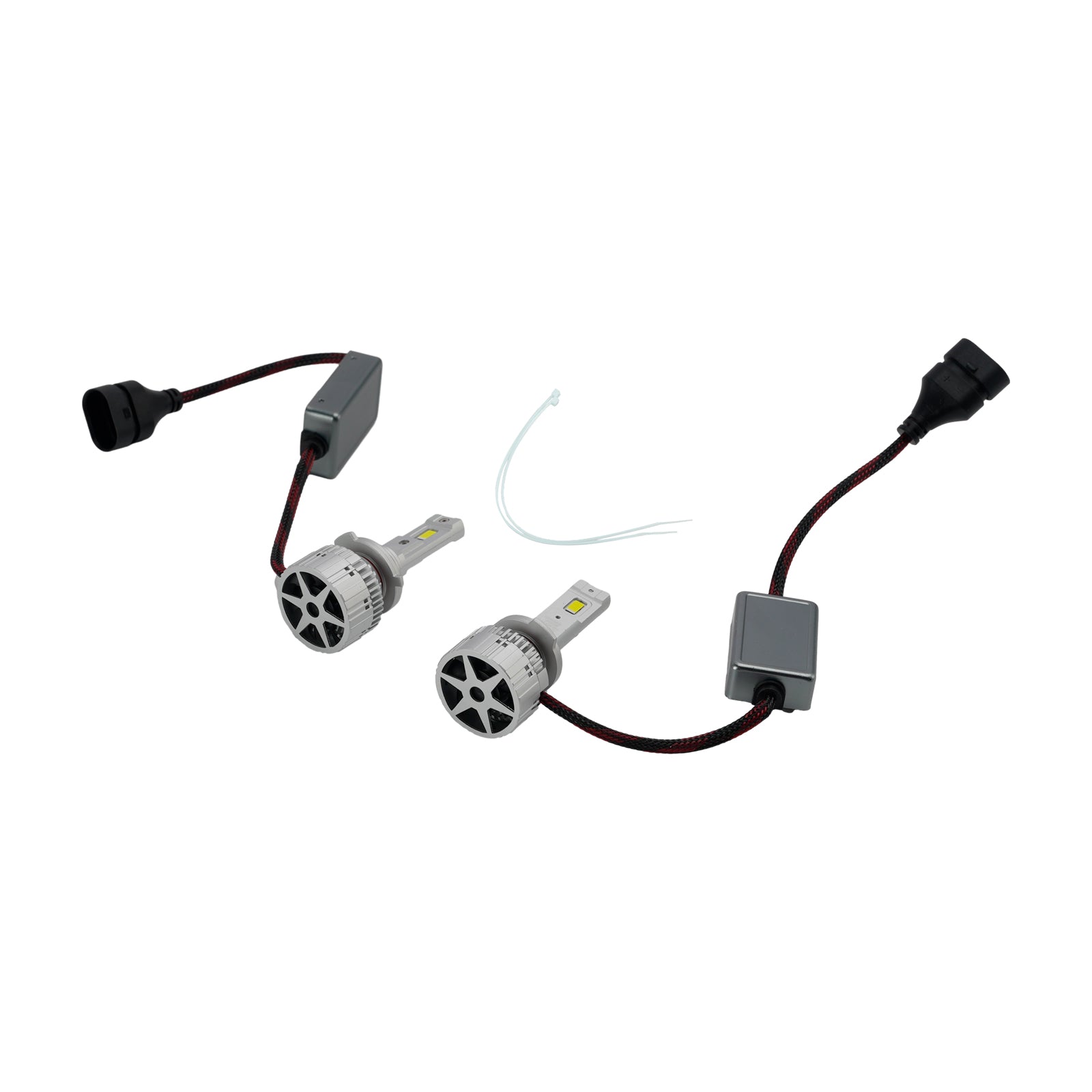 LED Headlight Bulb Kit Hi/Low Beam Lamp HB3/4 9005 9006 12V 75W 6500K For HELLA