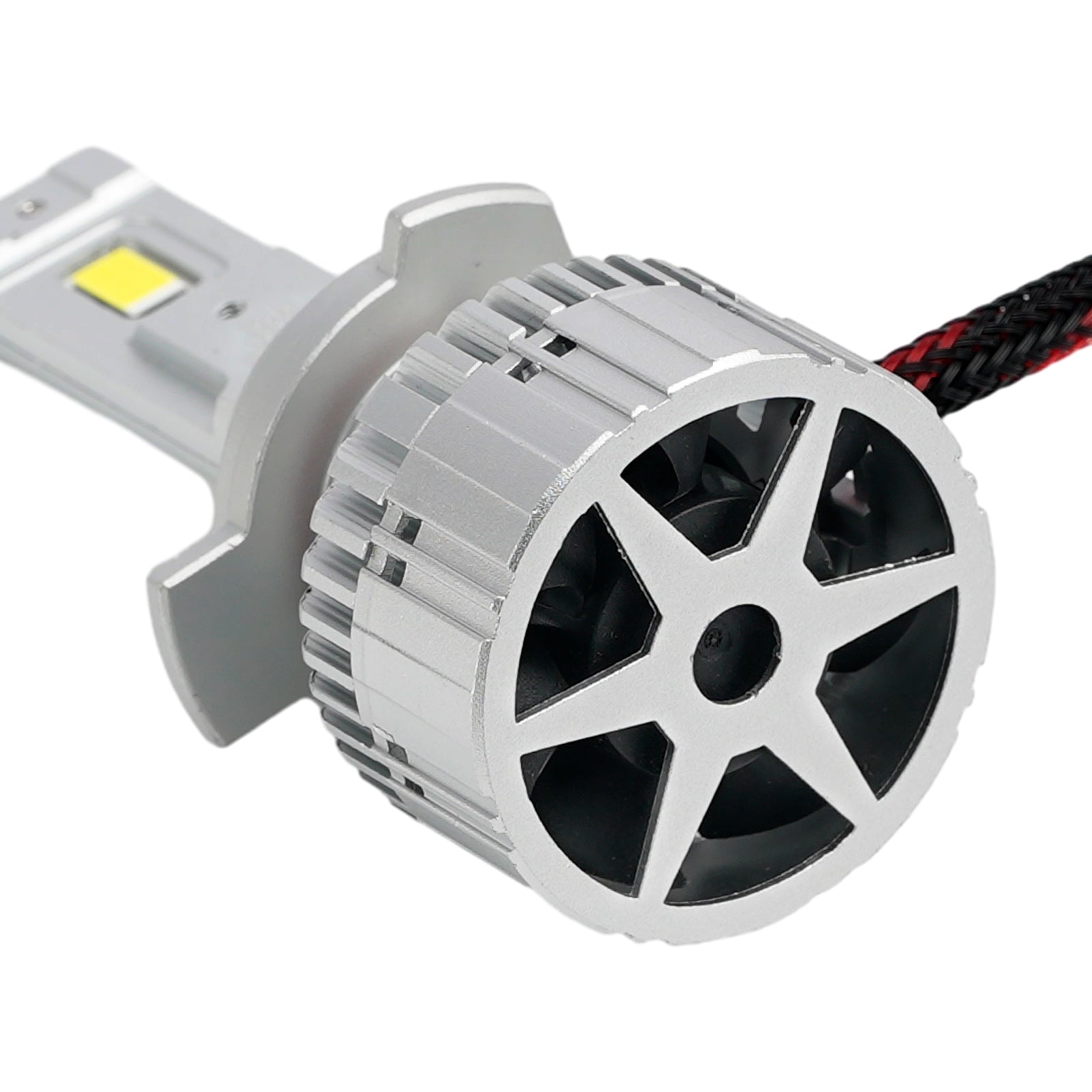 LED Headlight Bulb Kit High Low Beam Lamp HIR2 9012 12V 75W 6500K For HELLA