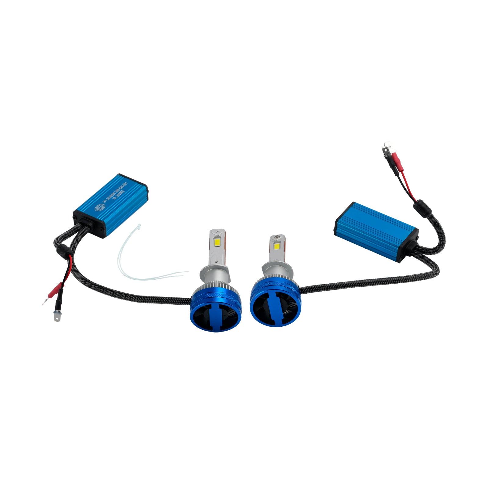 LED Headlight Bulb Kit High Low Beam Lamp H1 24V 65W 6500K For HELLA