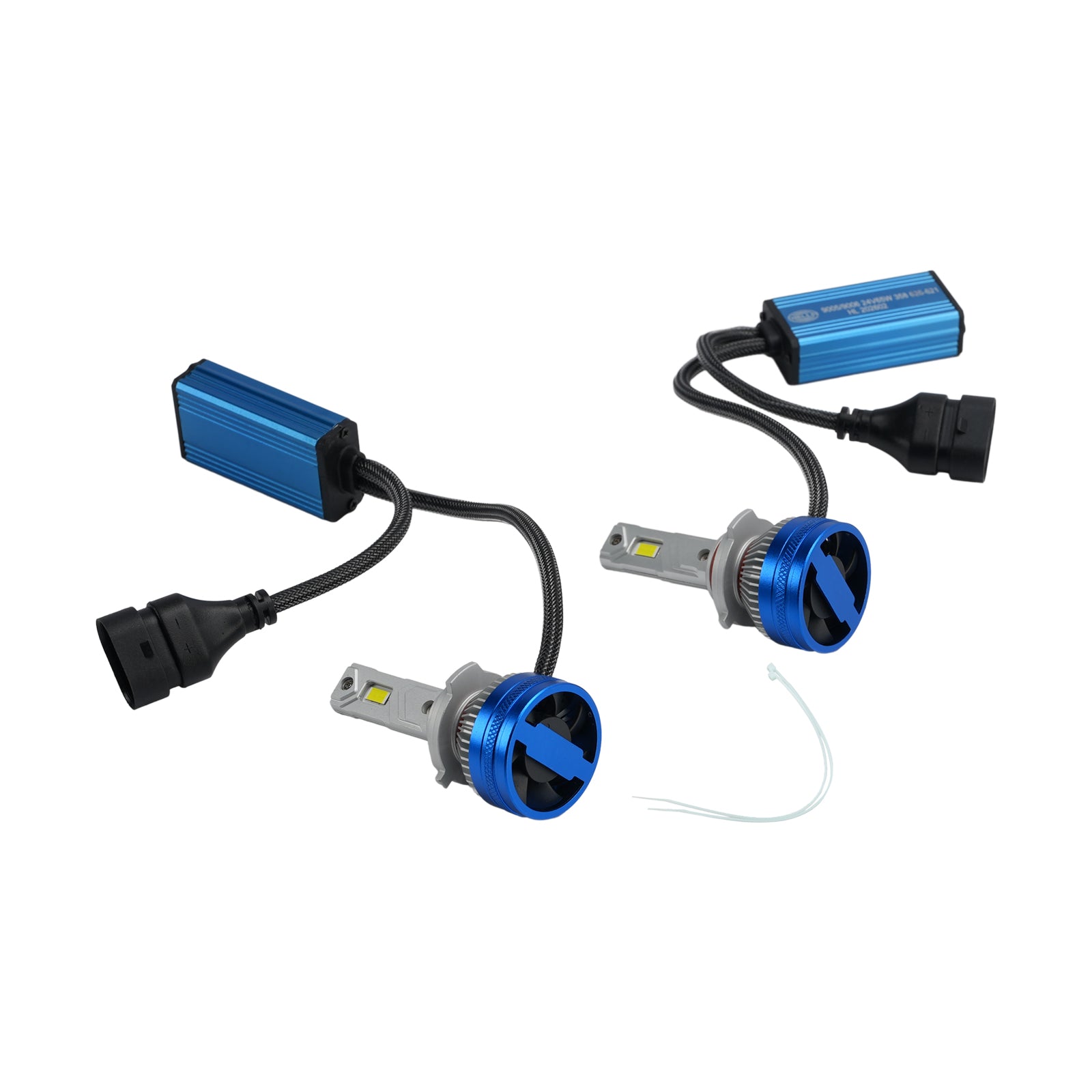LED Headlight Bulb Kit High Low Beam Lamp HB3/4 9005/6 24V 65W 6500K For HELLA