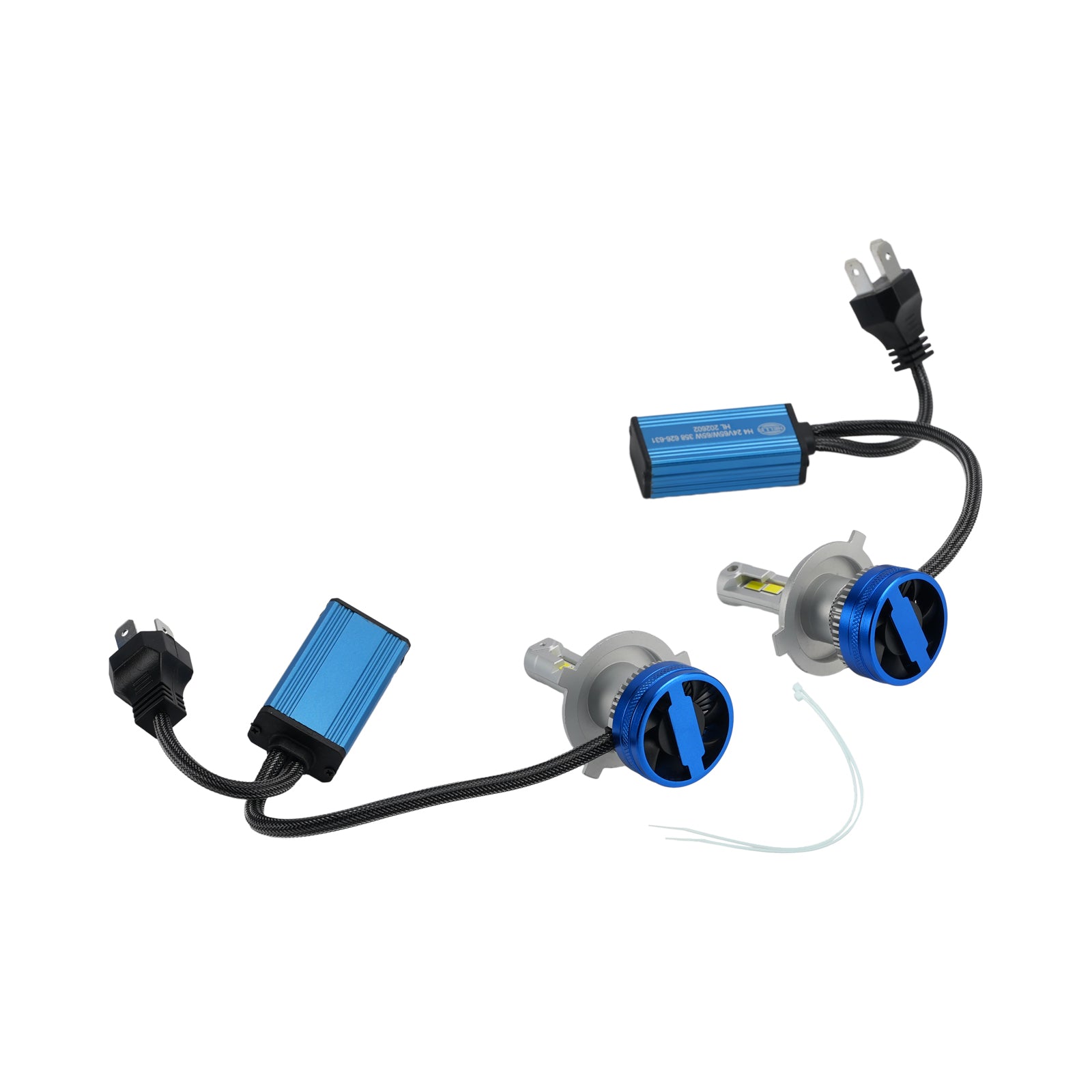 LED Headlight Bulb Kit High Low Beam Lamp H4 24V 65W 6500K For HELLA