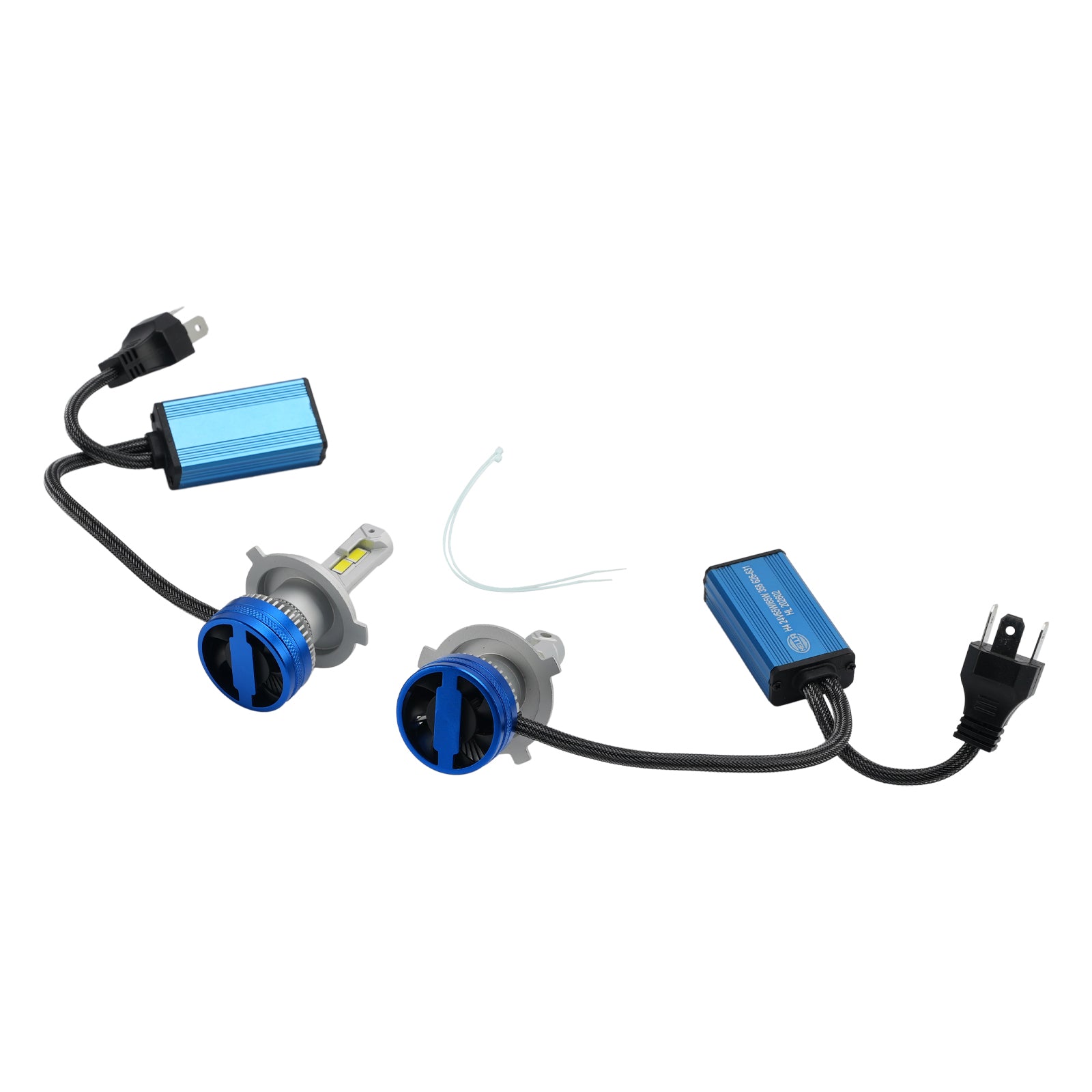 LED Headlight Bulb Kit High Low Beam Lamp H4 24V 65W 6500K For HELLA
