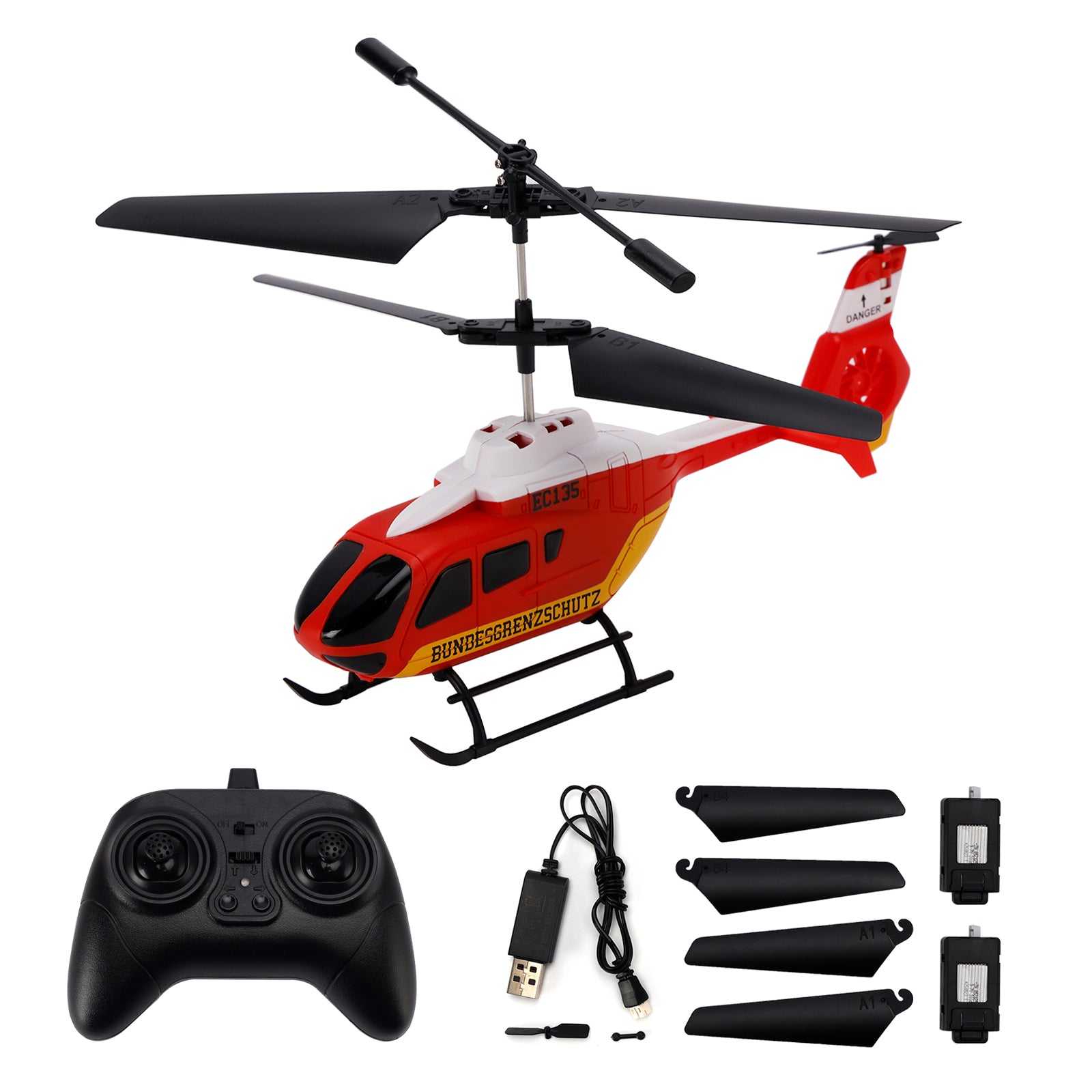Z15 2.4GHz 3.5CH 6Axis Gyro RC Helicopter Airplane Toy Gift With 2 Batteries Red