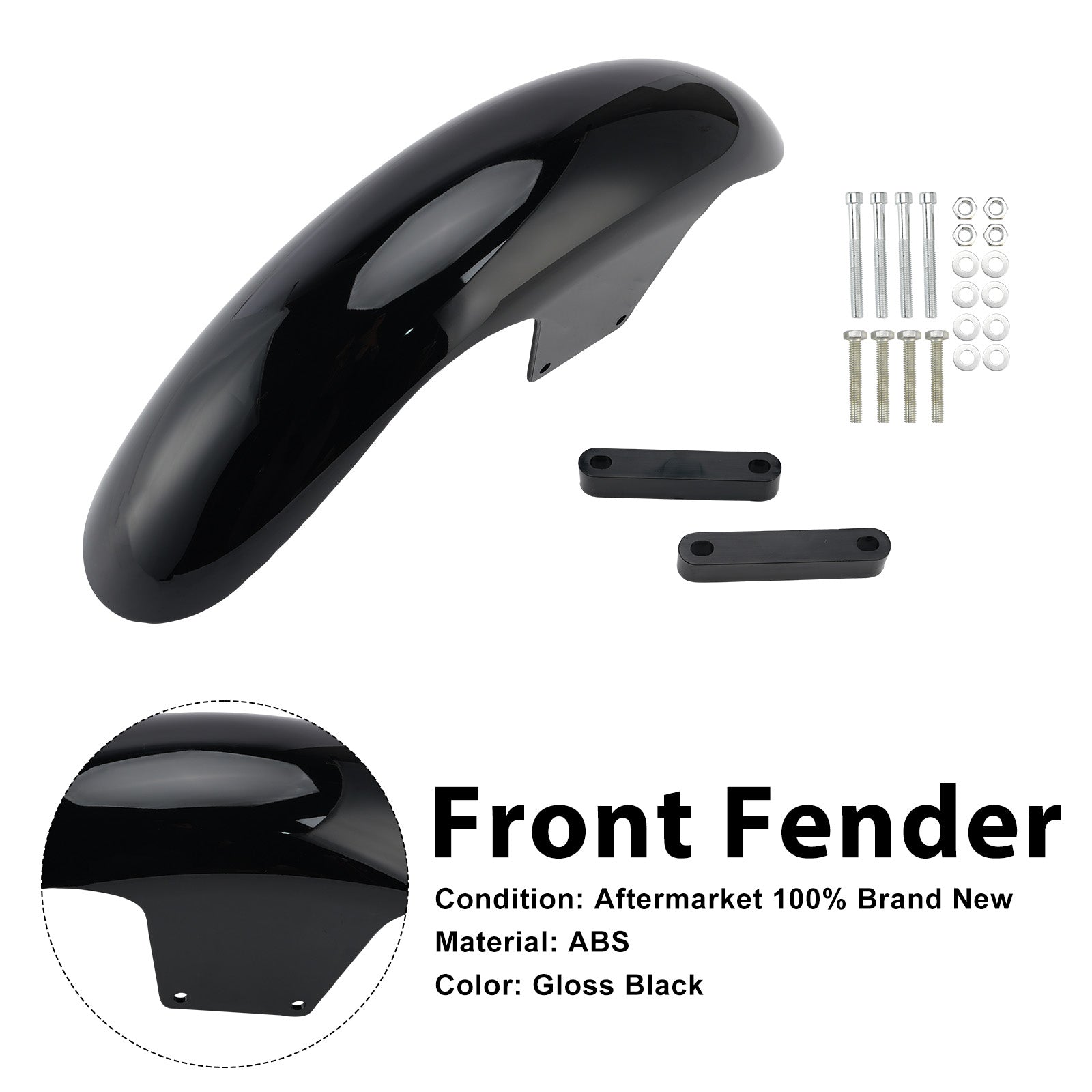 21" Front Fender Fit For Touring Street Glide Road Glide 2014-2024