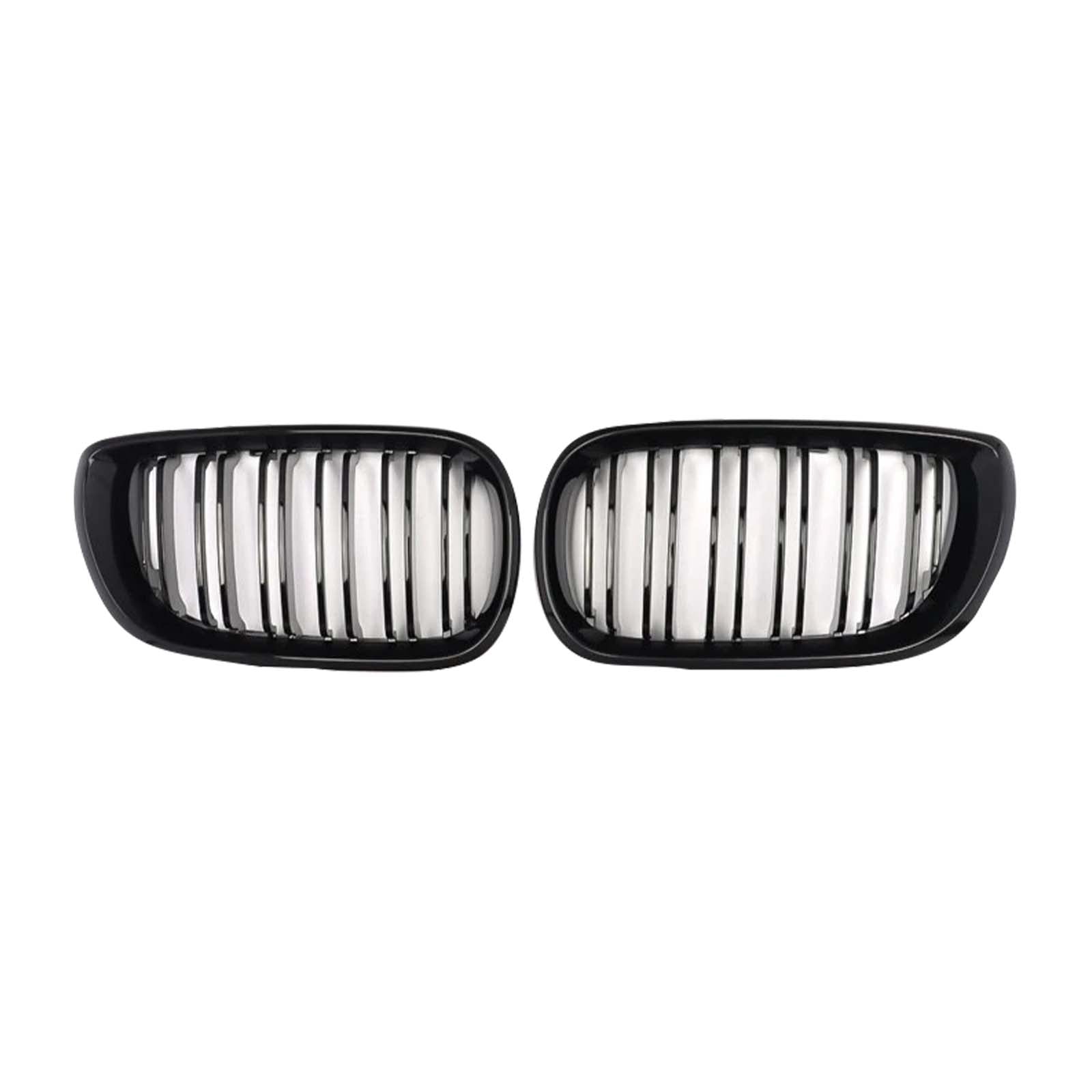 Front Kidney Hood Grille Grill For BMW E46 3 Series 4 Door 2002-2005 Gloss Black