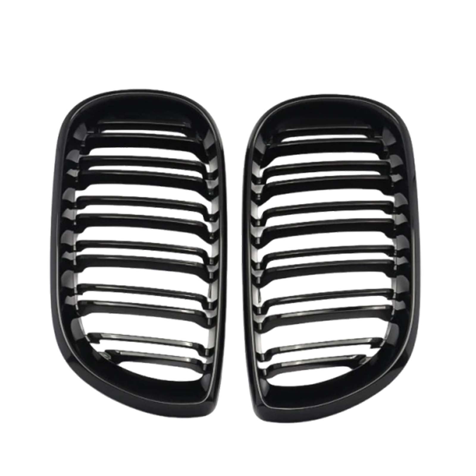 Front Kidney Hood Grille Grill For BMW E46 3 Series 4 Door 2002-2005 Gloss Black
