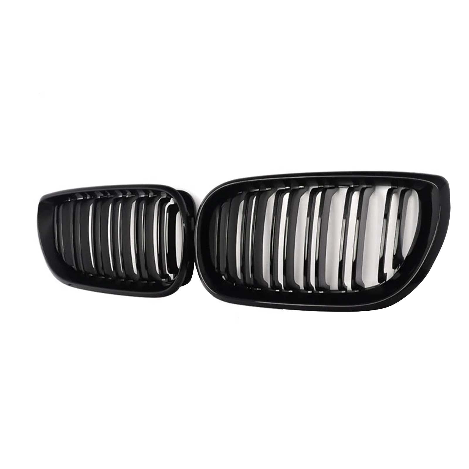 Front Kidney Hood Grille Grill For BMW E46 3 Series 4 Door 2002-2005 Gloss Black