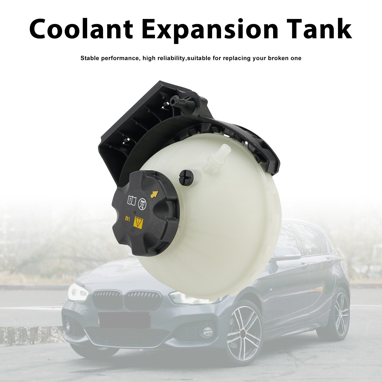 Coolant Expansion Tank For BMW 1 2 3 4 Series 2011-2021 17137642158