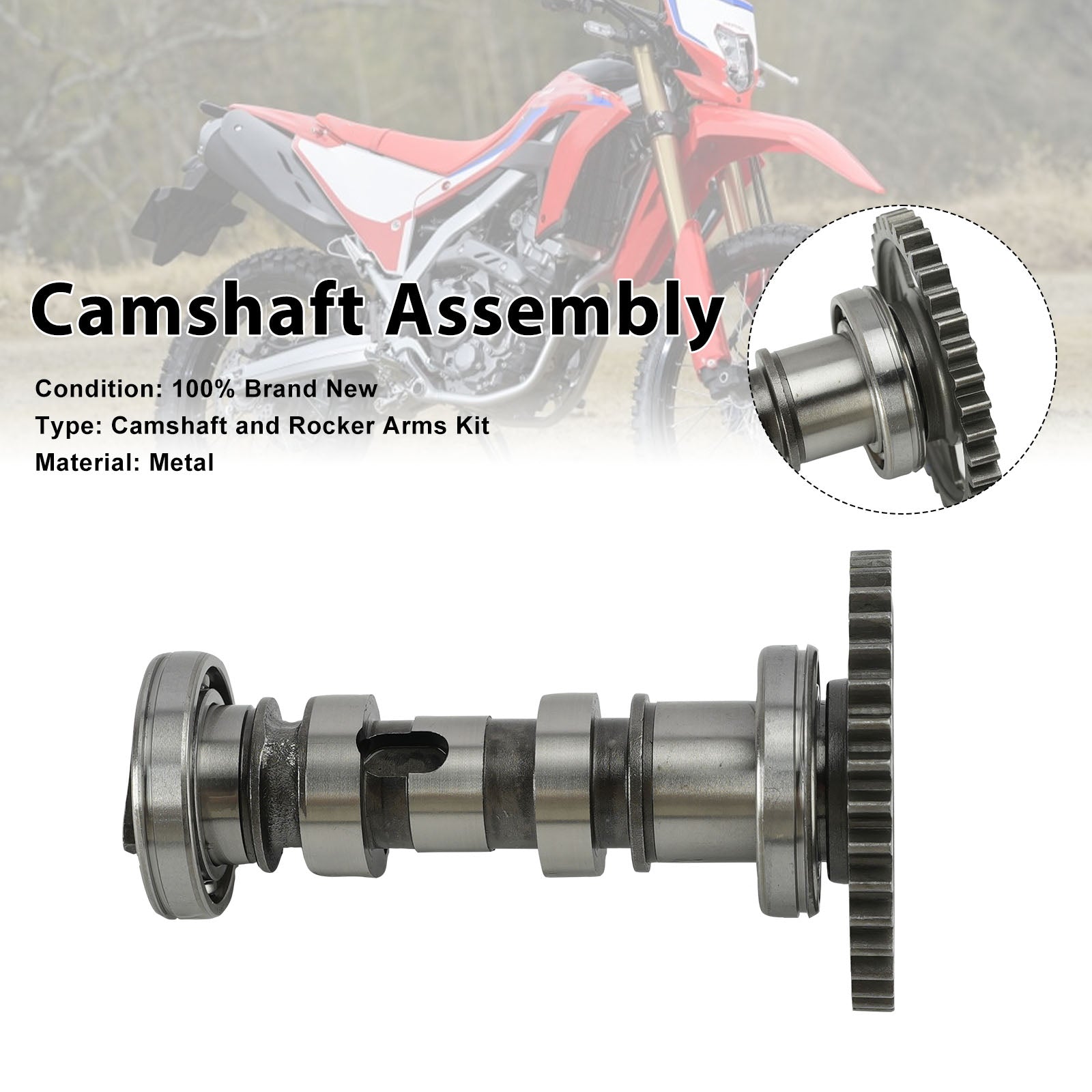 Camshaft Assembly 14100-KSC-770 For Honda CRF250X 2004-2017