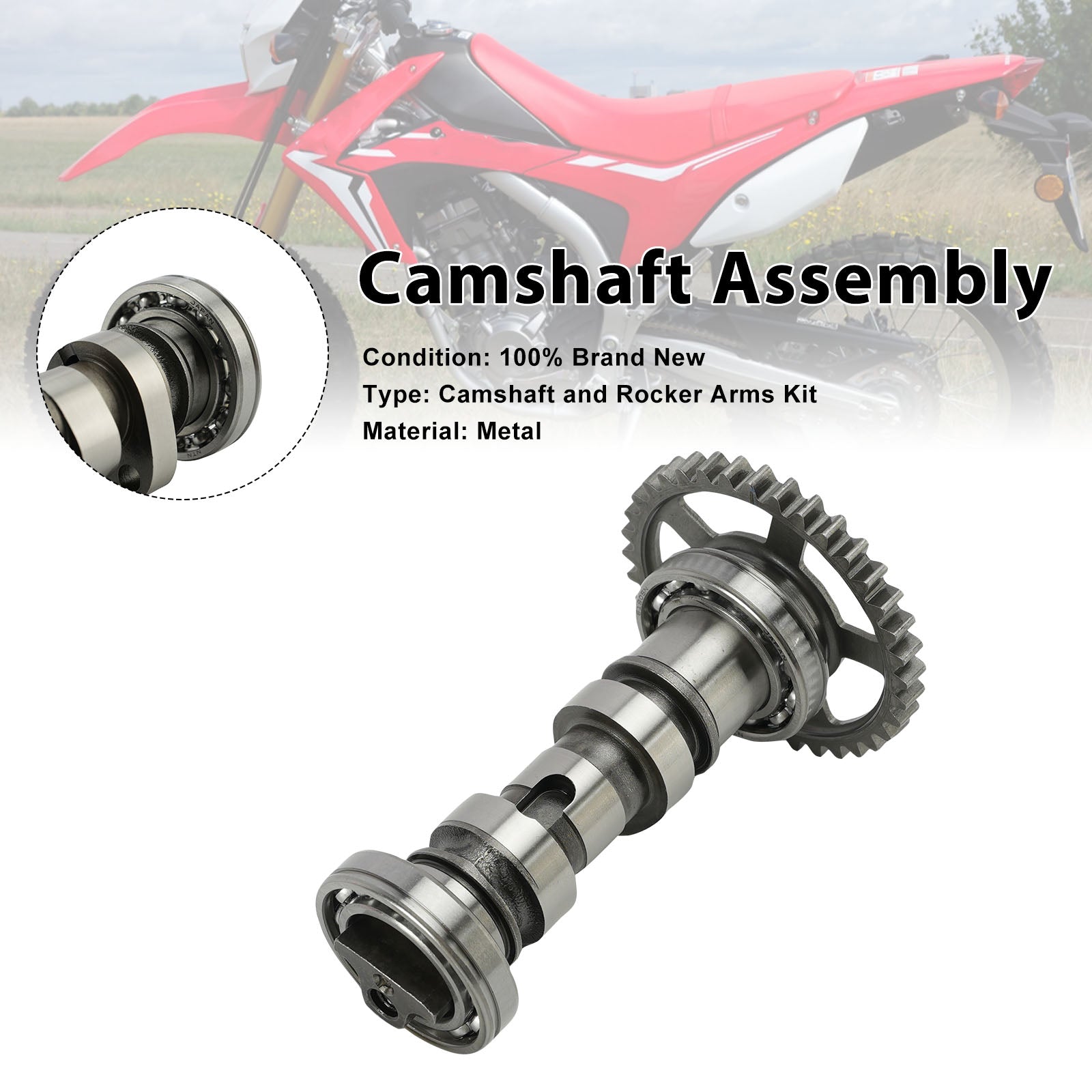 Camshaft Assembly 14100-KSC-770 For Honda CRF250X 2004-2017