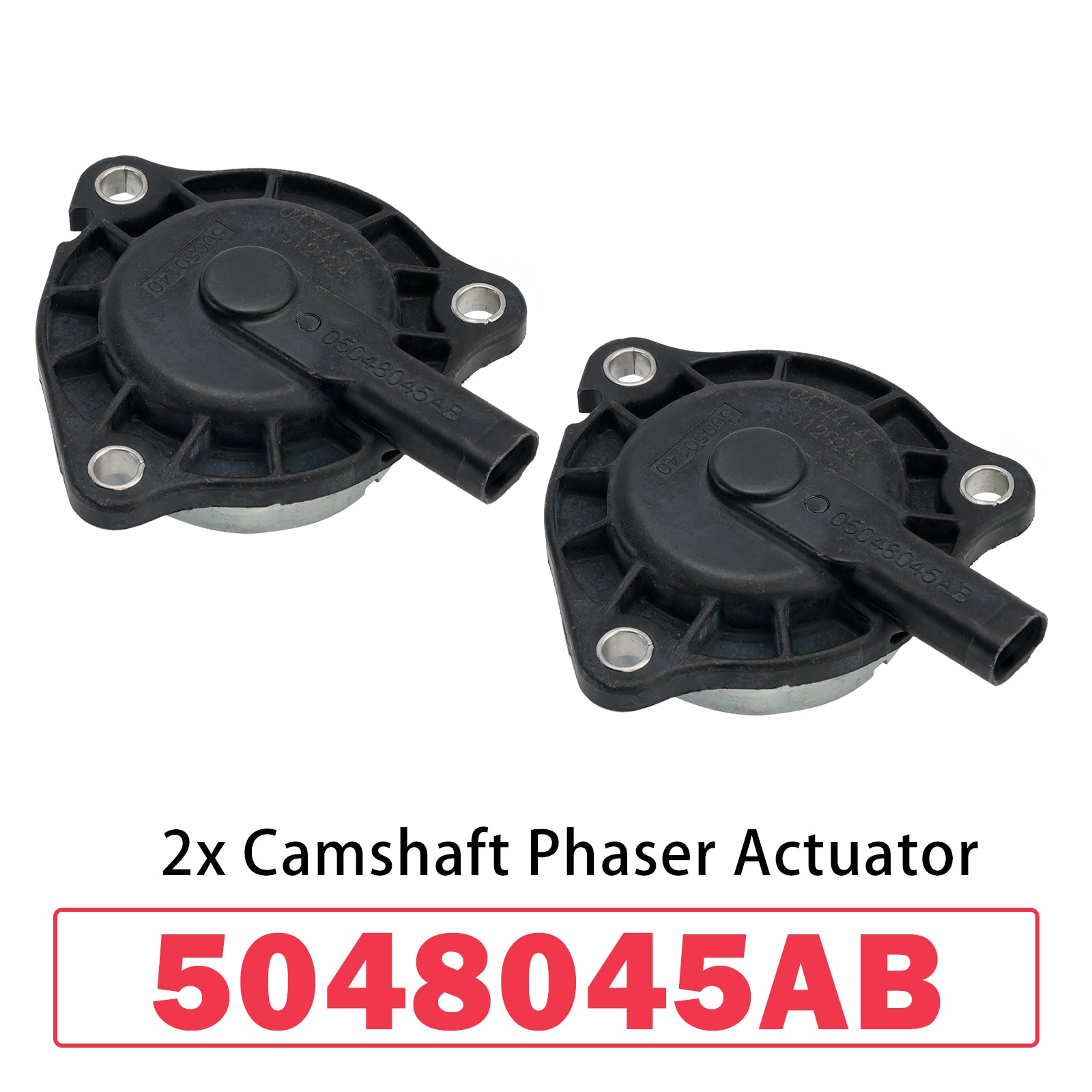 2x Camshaft Phaser Actuator 5048045AB For Jeep Cherokee 2.0L 3.6L 2016-2022