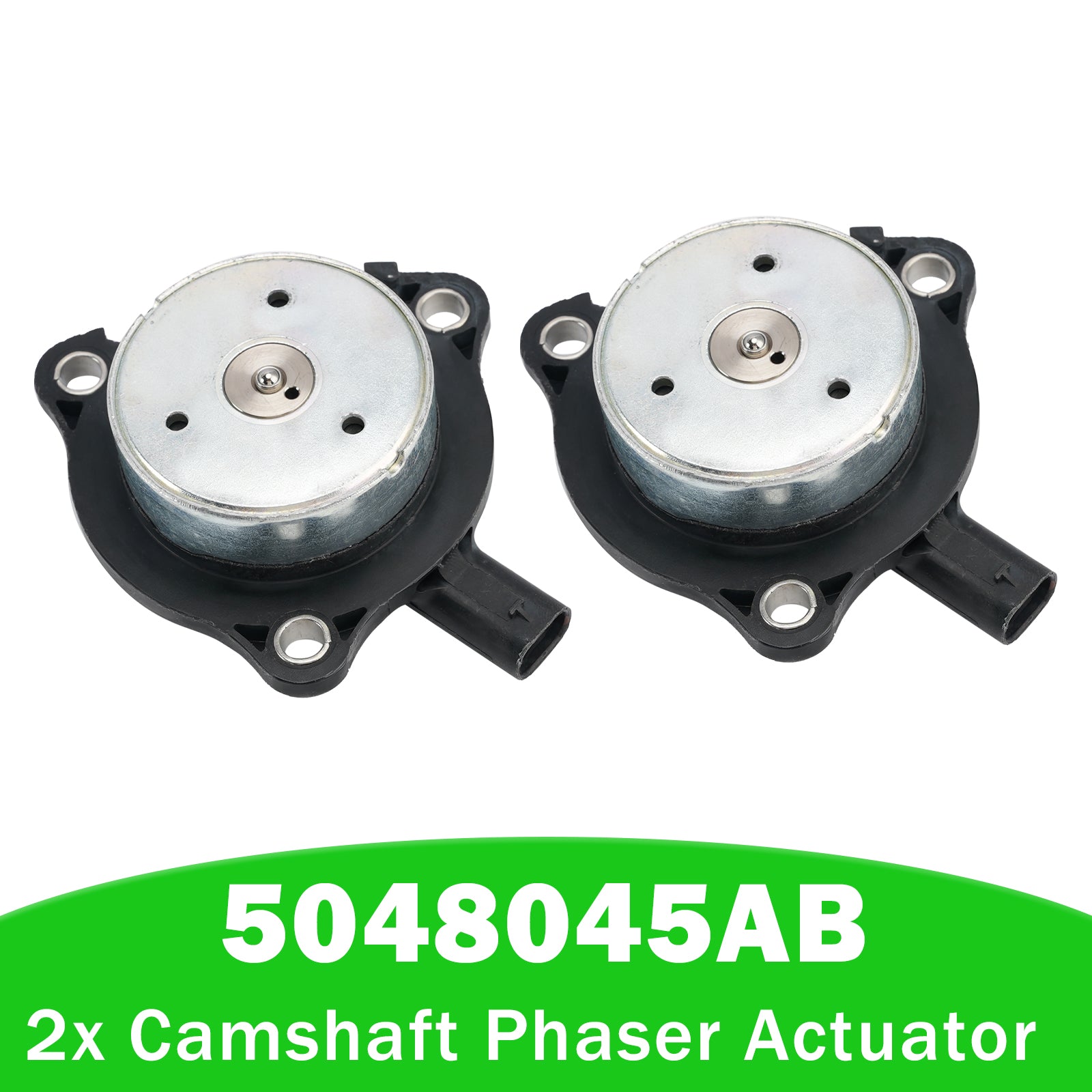 2x Camshaft Phaser Actuator 5048045AB For Jeep Cherokee 2.0L 3.6L 2016-2022