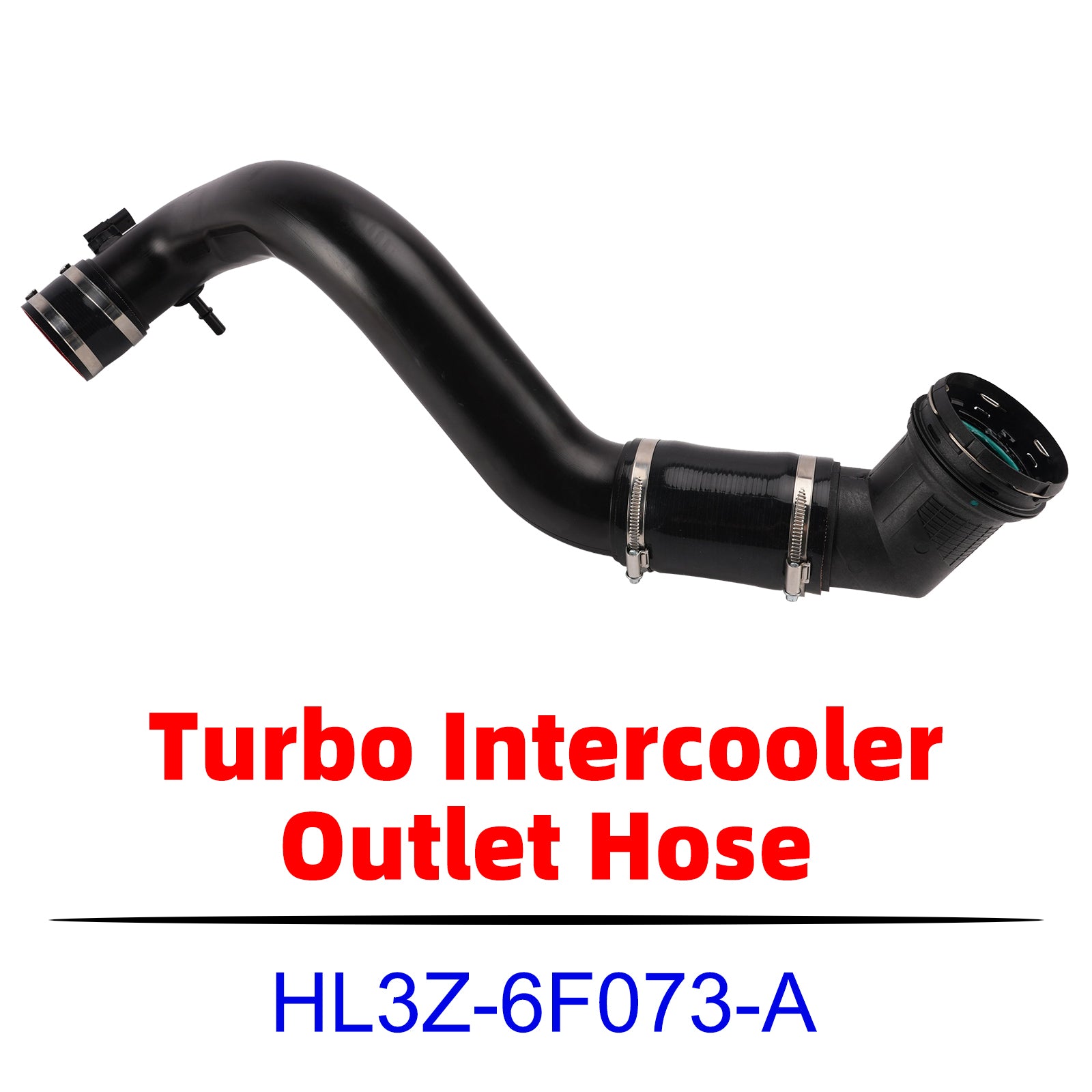 HL3Z-6F073-A Turbo Intercooler Outlet Hose Pipe Tube for Ford F-150 3.5L 17-20