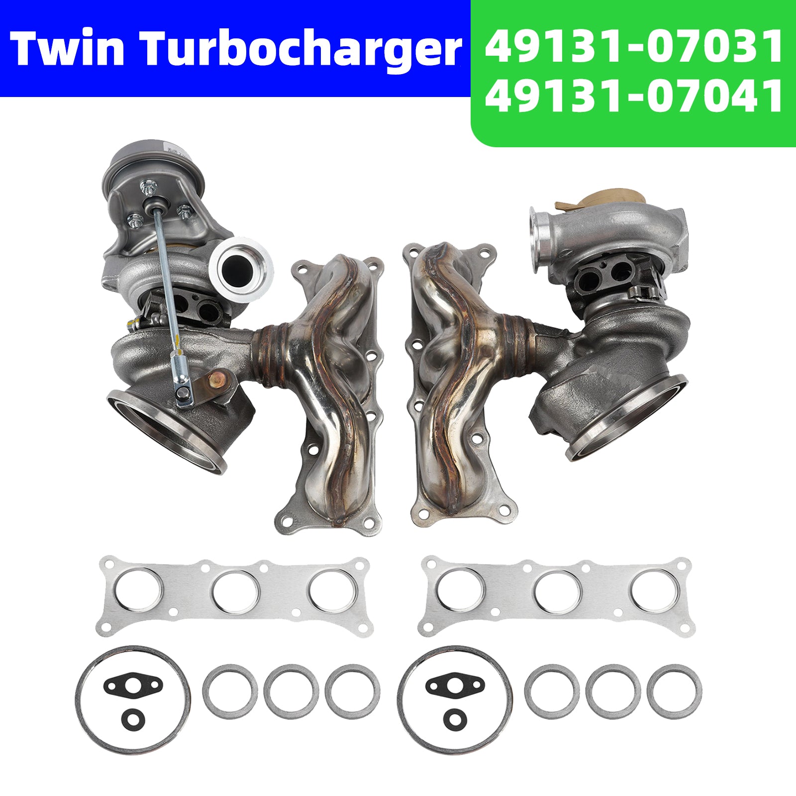 49131-07031 49131-07041 Twin Turbocharger for BMW 335 335i E90 E91