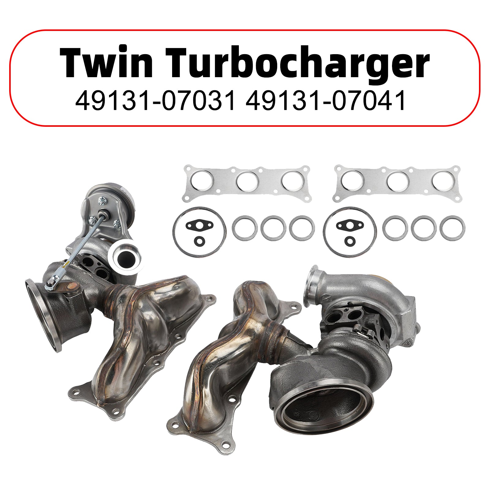 49131-07031 49131-07041 Twin Turbocharger for BMW 335 335i E90 E91