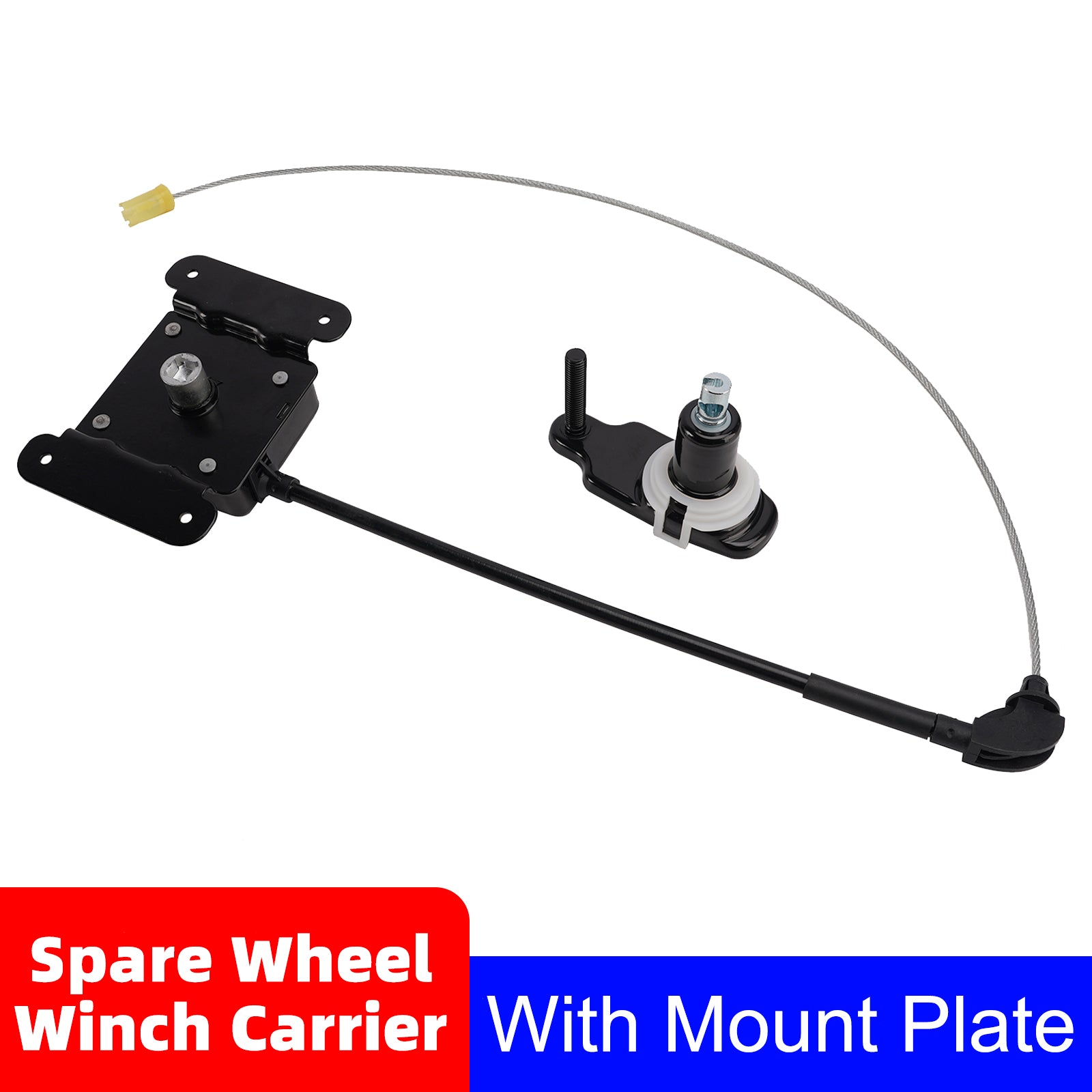 Spare Wheel Winch Carrier With Mount Plate for Ford Transit MK8 Custom