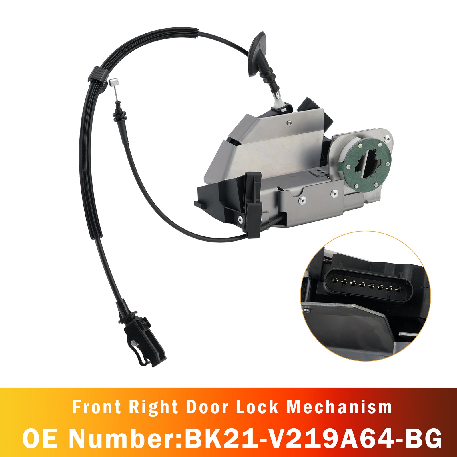 Front Right Door Lock BK21-V219A64-BG For Ford Transit V363 Bus 2.0 2.2 2013-2025