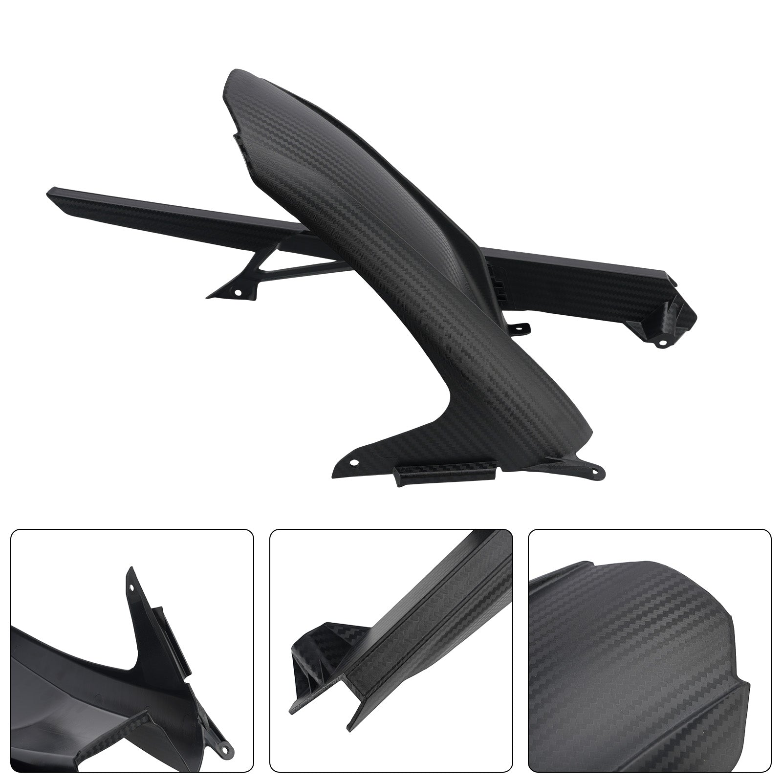 Rear Fender Mudguard Fairing For BMW S1000RR 2019-2026 Black