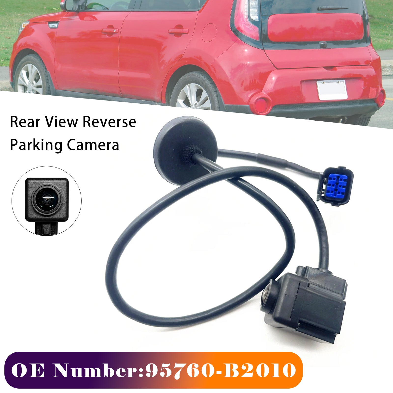 Rear View Reverse Parking Camera 95760-B2010 For Kia Soul 2014-2016