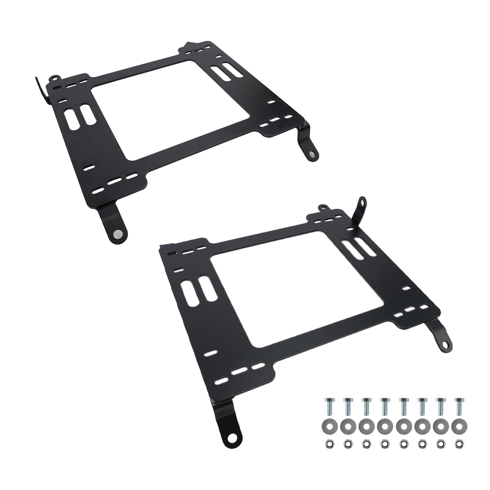 Pair L+R Heavy Duty 5MM Racing Seat Bracket Adapter For Nissan 370Z 2009-2021