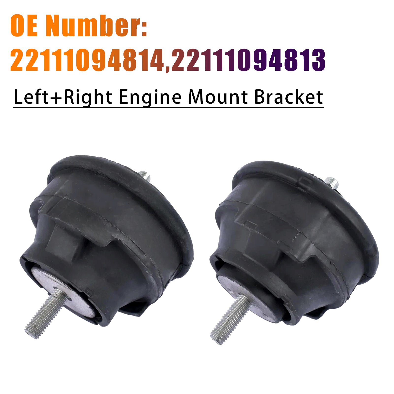 2PCS Left+Right Engine Mount Bracket For BMW 3 Series Z4 E85 E86 E46