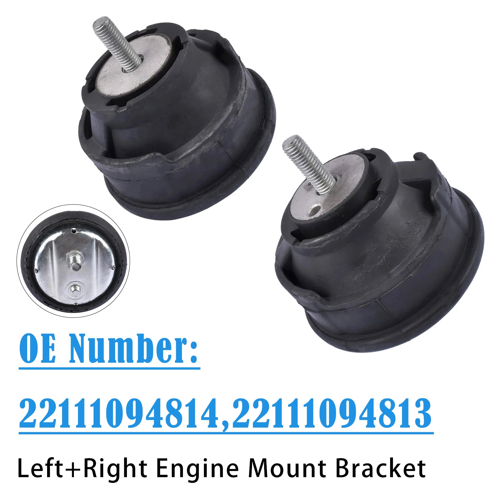 2PCS Left+Right Engine Mount Bracket For BMW 3 Series Z4 E85 E86 E46