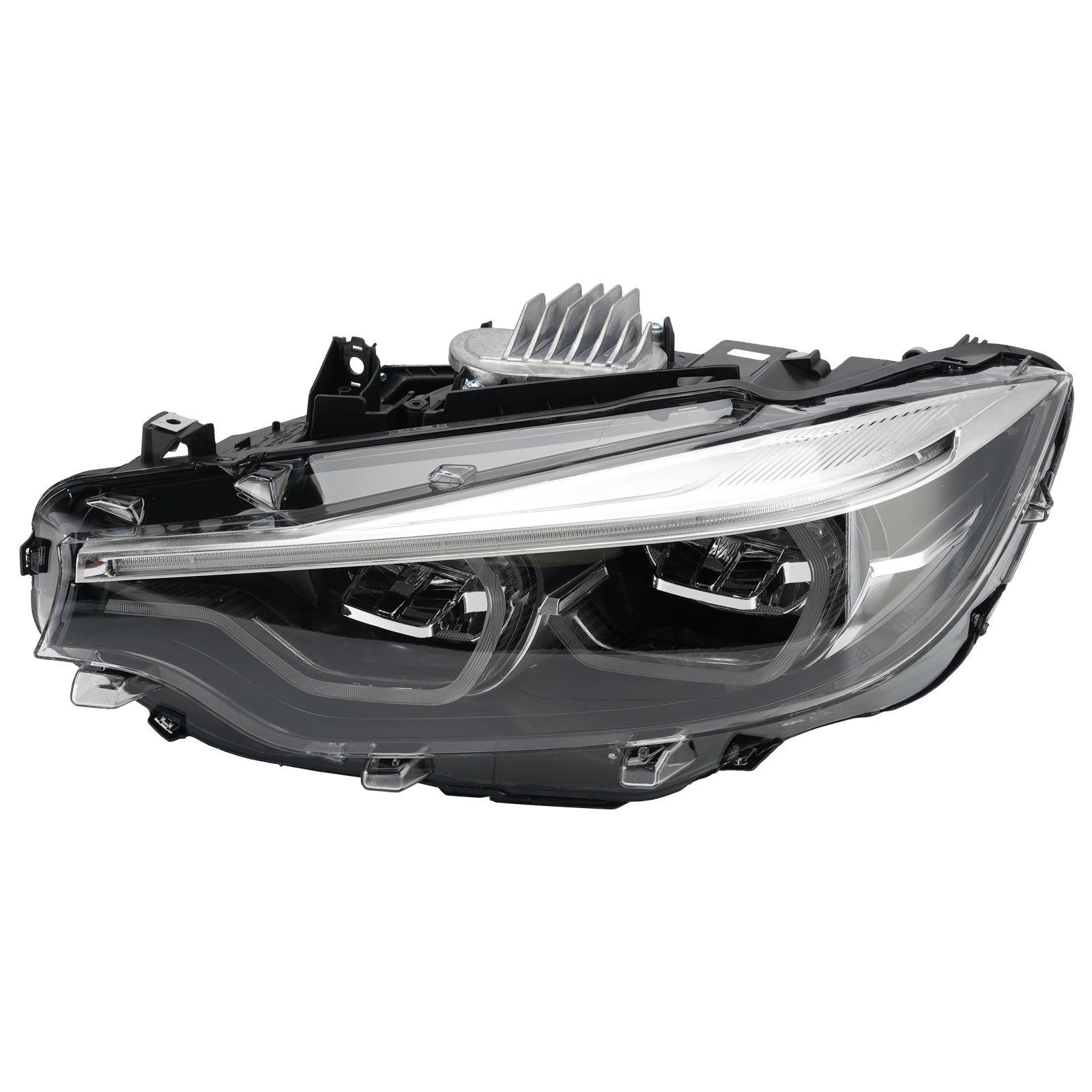 Ikon Headlights For BMW V2 LCI4 Series F32 F33 F80 F82 M3 White Yellow 6 Pin RHD