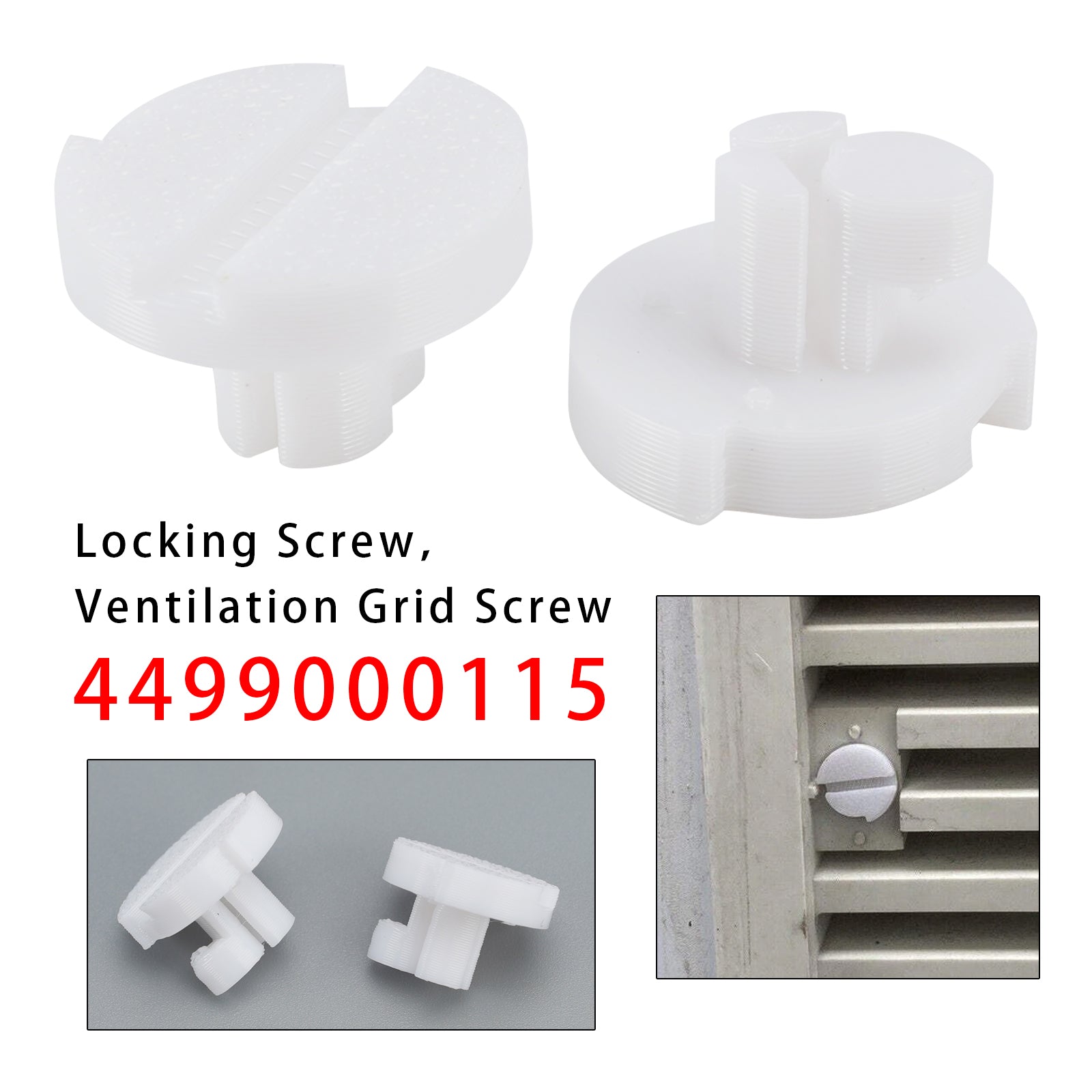 2X Replacement Locking Screws For Dometic Fridge Vent Grille