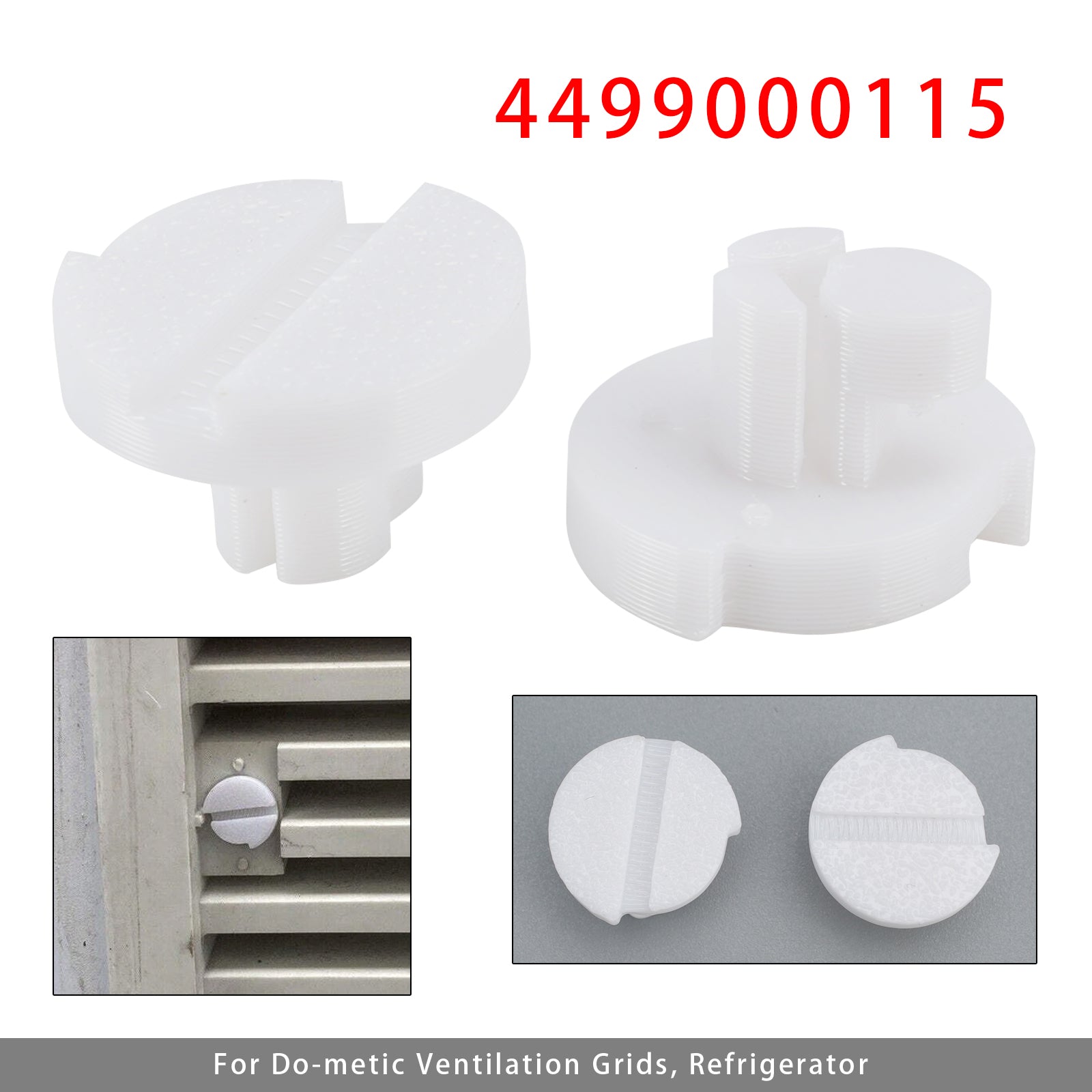 2X Replacement Locking Screws For Dometic Fridge Vent Grille