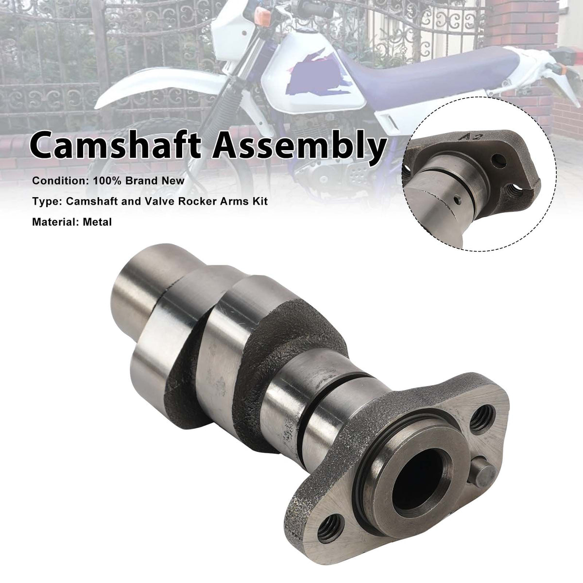Camshaft Assembly For Suzuki DR125 DR125S DR-Z125 DF125 KLX12 03-06