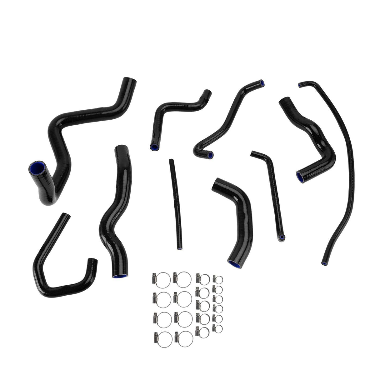 Silicone Radiator coolant Hose kit For Kawasaki Ninja 636 ZX-6R 09-26 Black