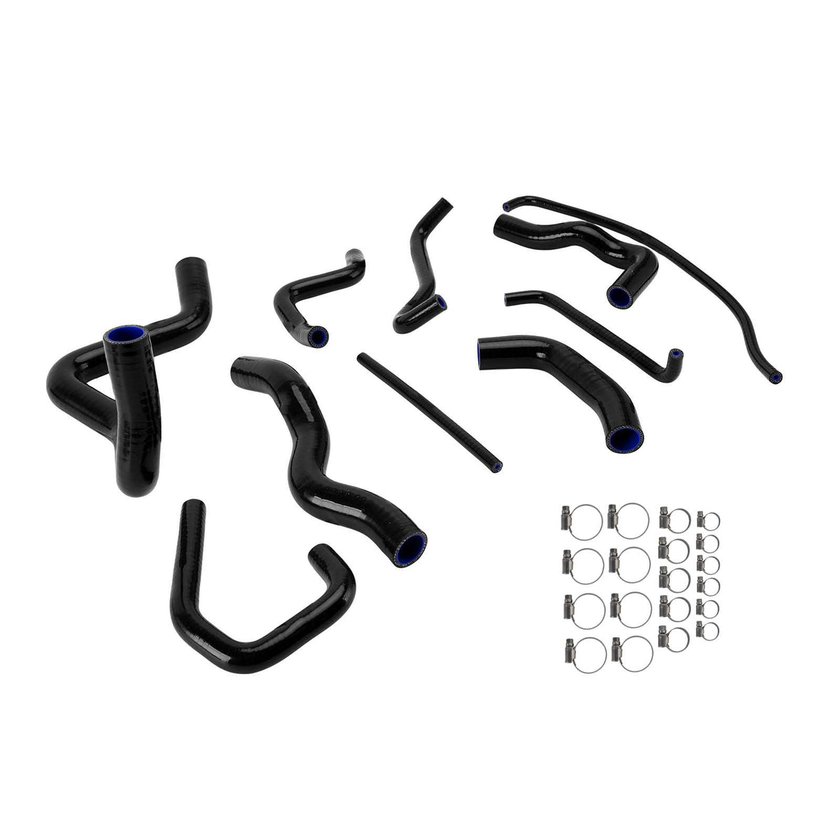 Silicone Radiator coolant Hose kit For Kawasaki Ninja 636 ZX-6R 09-26 Black