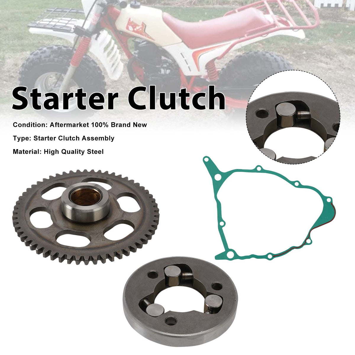 One Way Starter Clutch Kits For Yamaha YD125 SR125 BW200ES TW 125 200 225