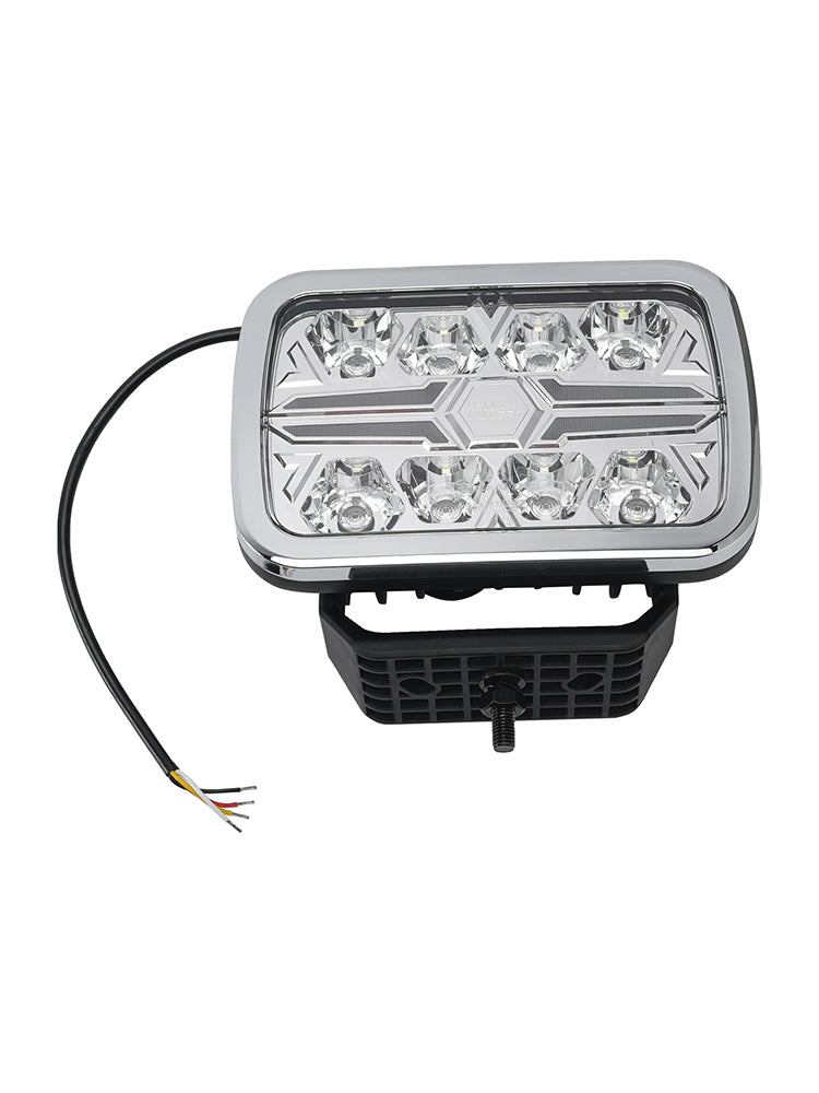 Square Auxiliary Lamp ValueFit 9" Ref.25 12/24V 36W 2600LM 6000K For HELLA