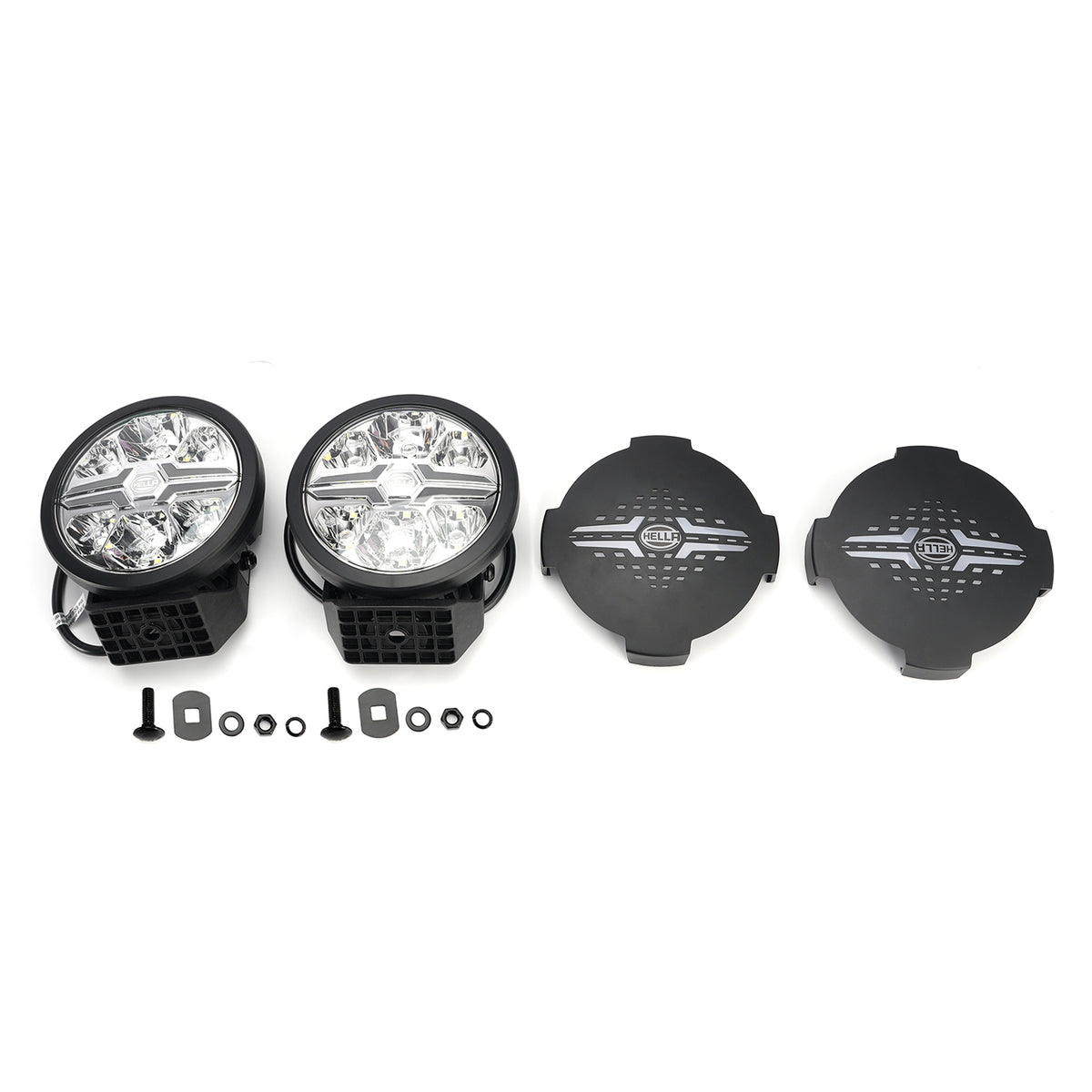 Round Auxiliary Lamp ValueFit 6" 12/24V 90W 8500LM 6000K For HELLA