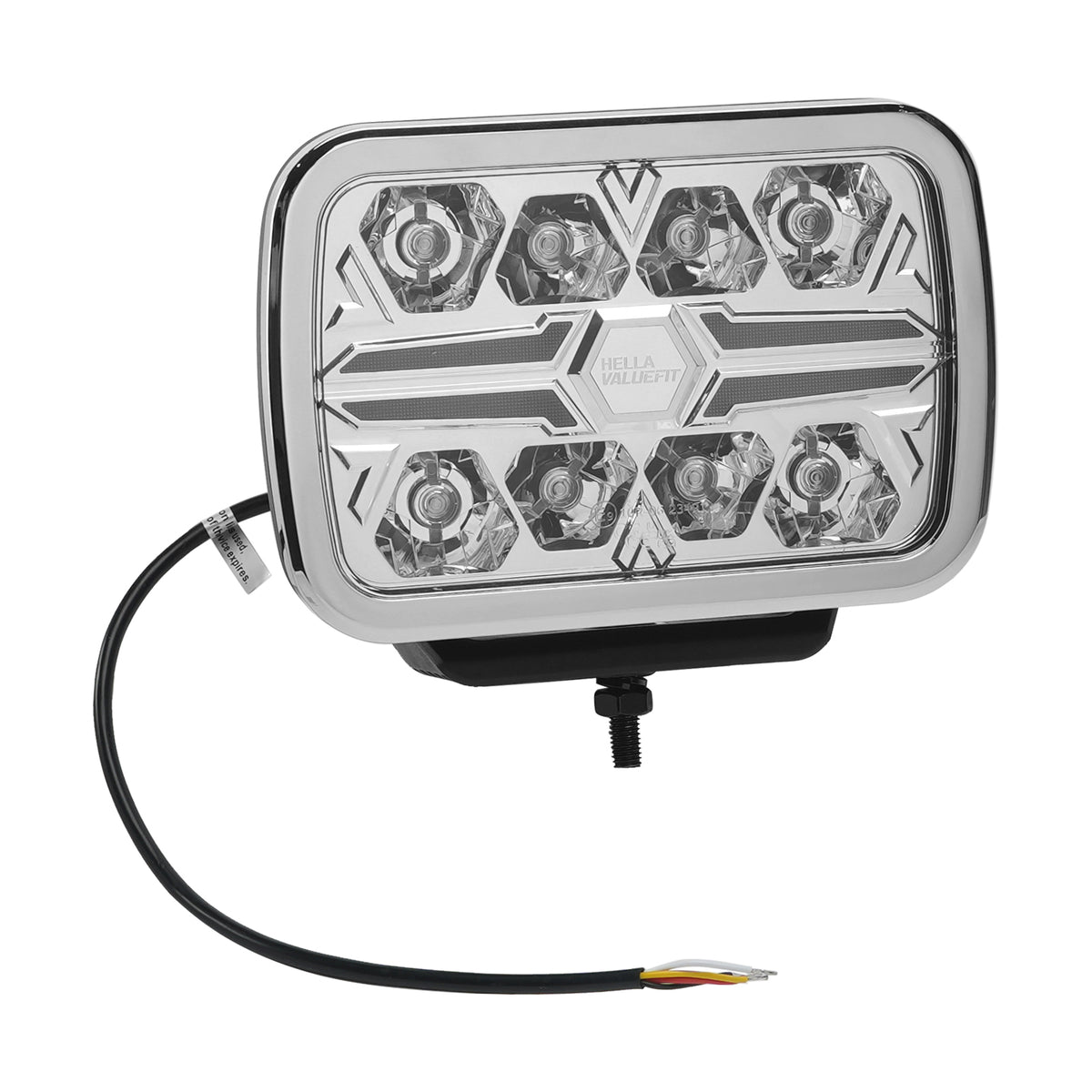 Square Auxiliary Lamp ValueFit 9" Ref.25 12/24V 36W 2600LM 6000K For HELLA