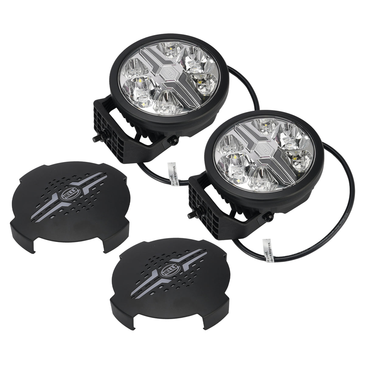 Round Auxiliary Lamp ValueFit 6" 12/24V 90W 8500LM 6000K For HELLA