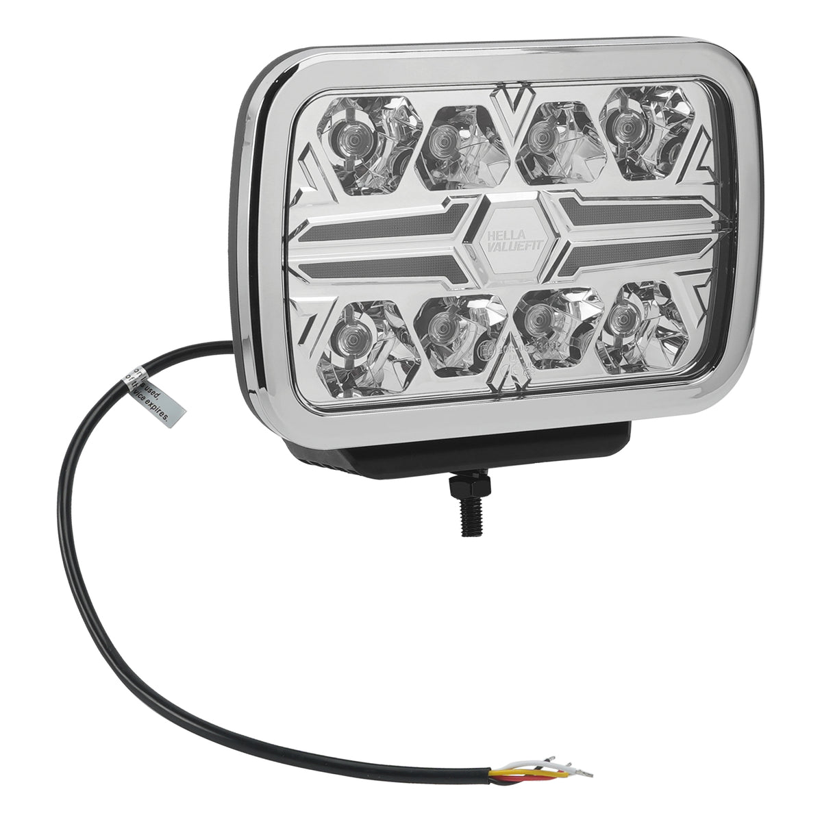 Square Auxiliary Lamp ValueFit 9" Ref.25 12/24V 36W 2600LM 6000K For HELLA